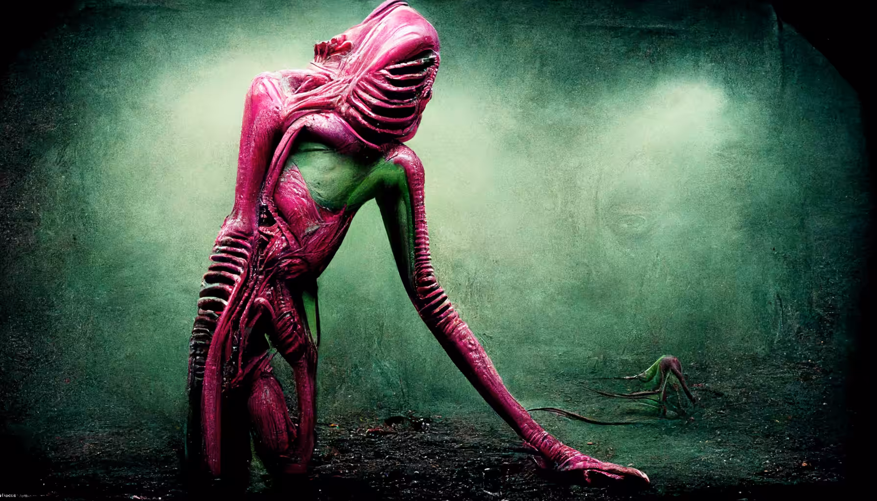 Alien outside and in