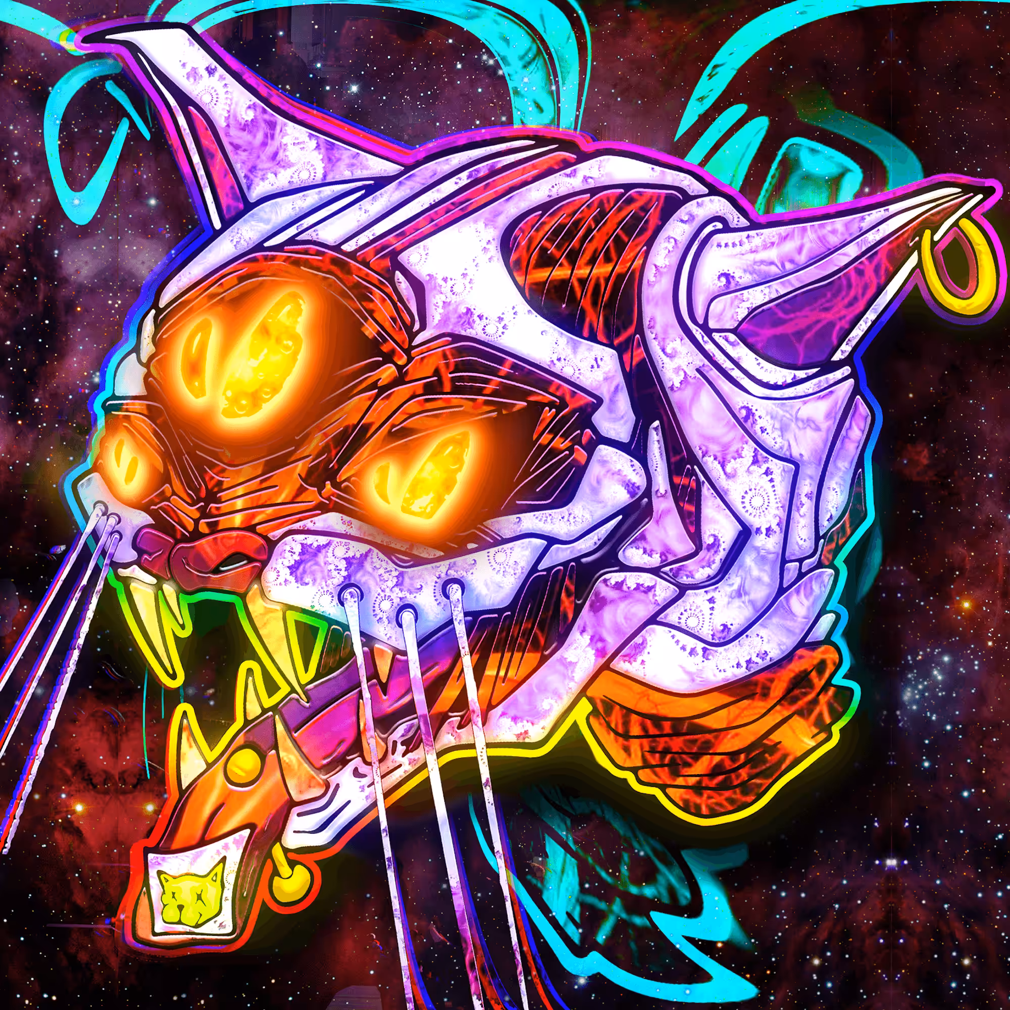 Cosmic Cat 7/33 🐱✨ Limited Edition Collectibles by ViNNi KiNiKi
