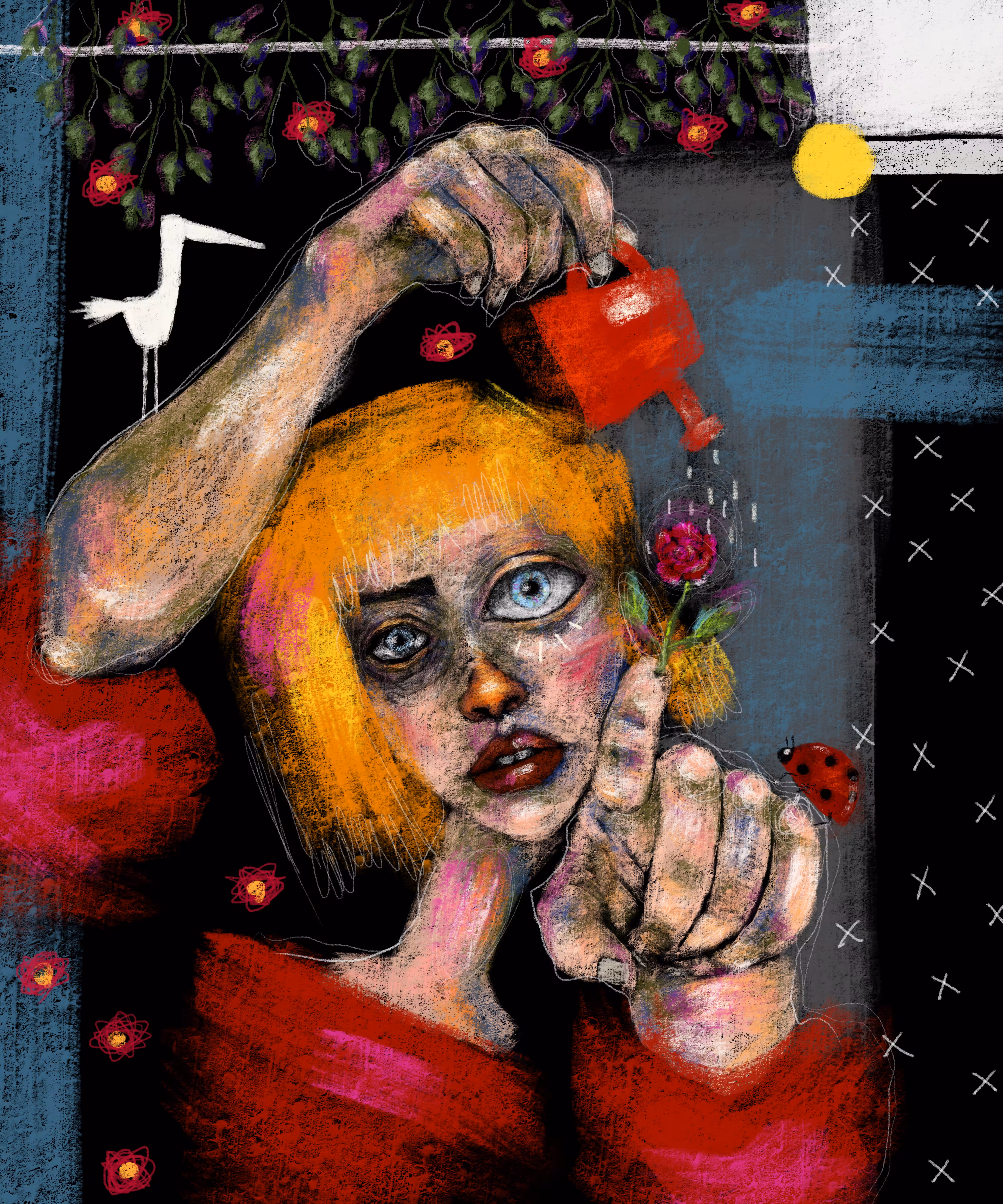 The Ritual of a Red Flower