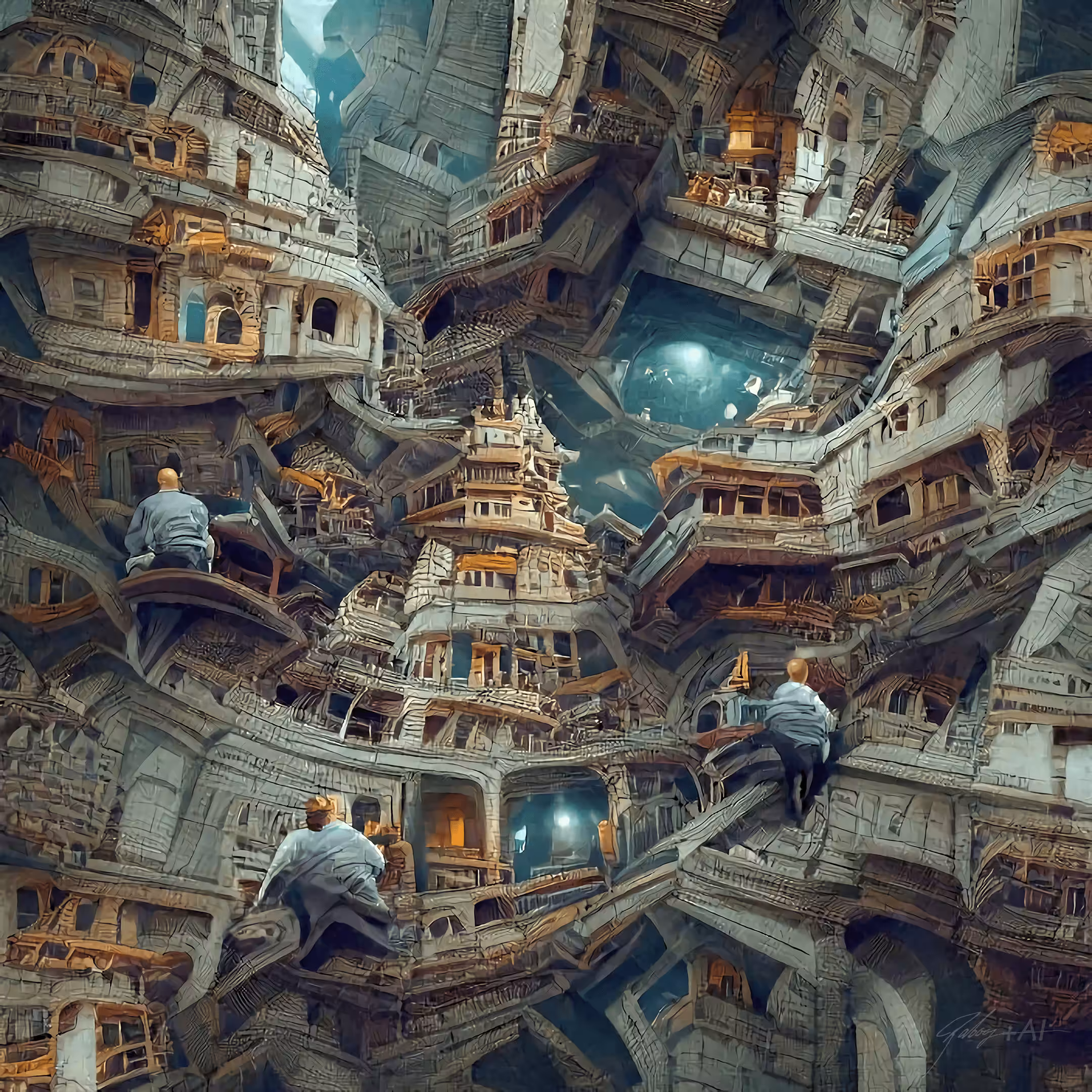 4 dimensional Hindu style temple