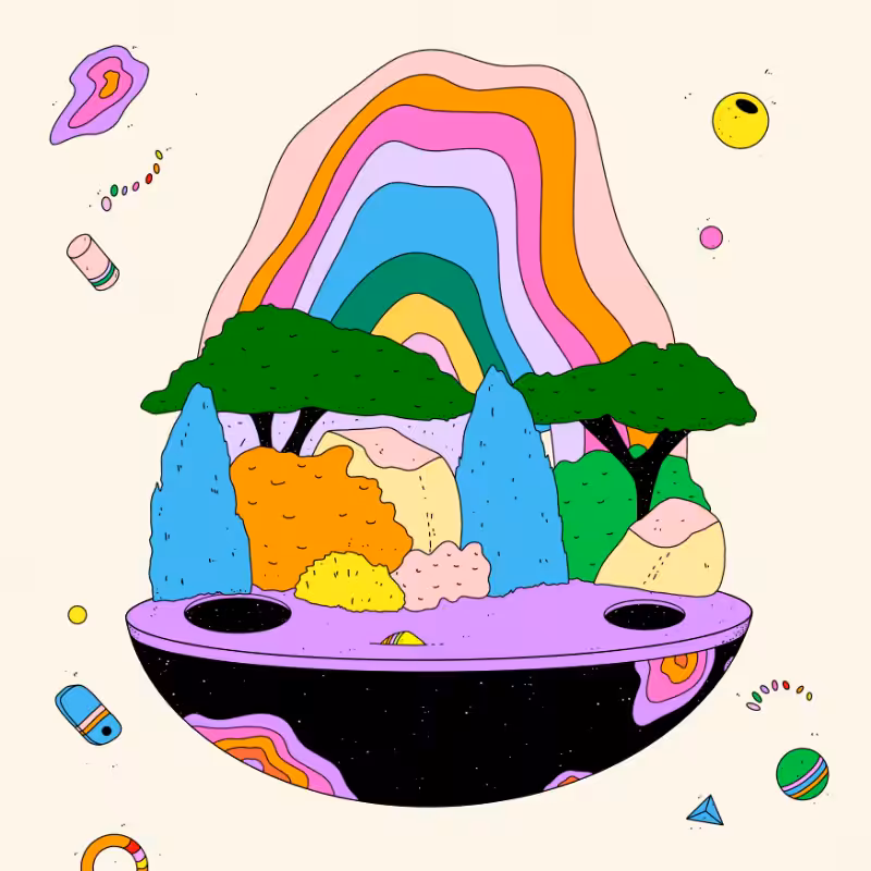 🌈🌴🪐 #161