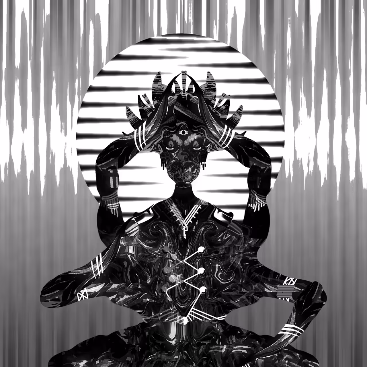 Glitched Buddha 