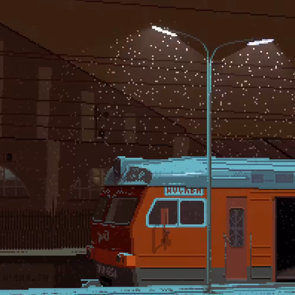 Waiting for departure