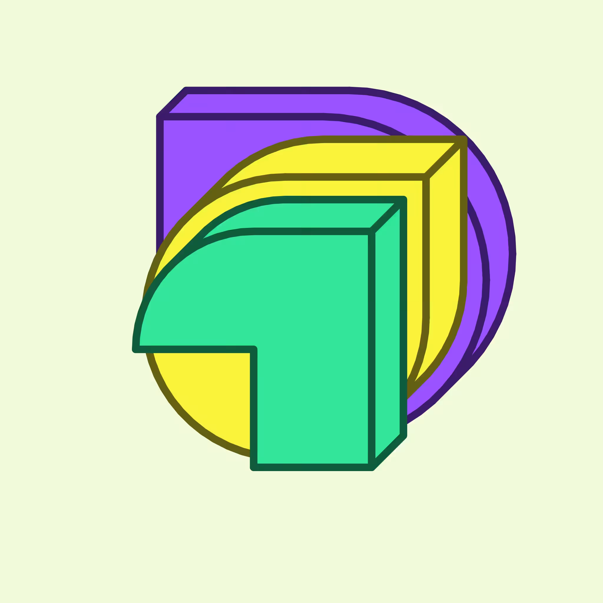 Calm shapes #1998