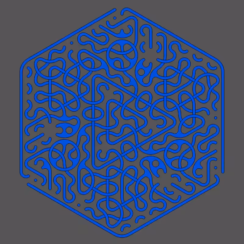 Threefold Symmetry - Dark Variations #257