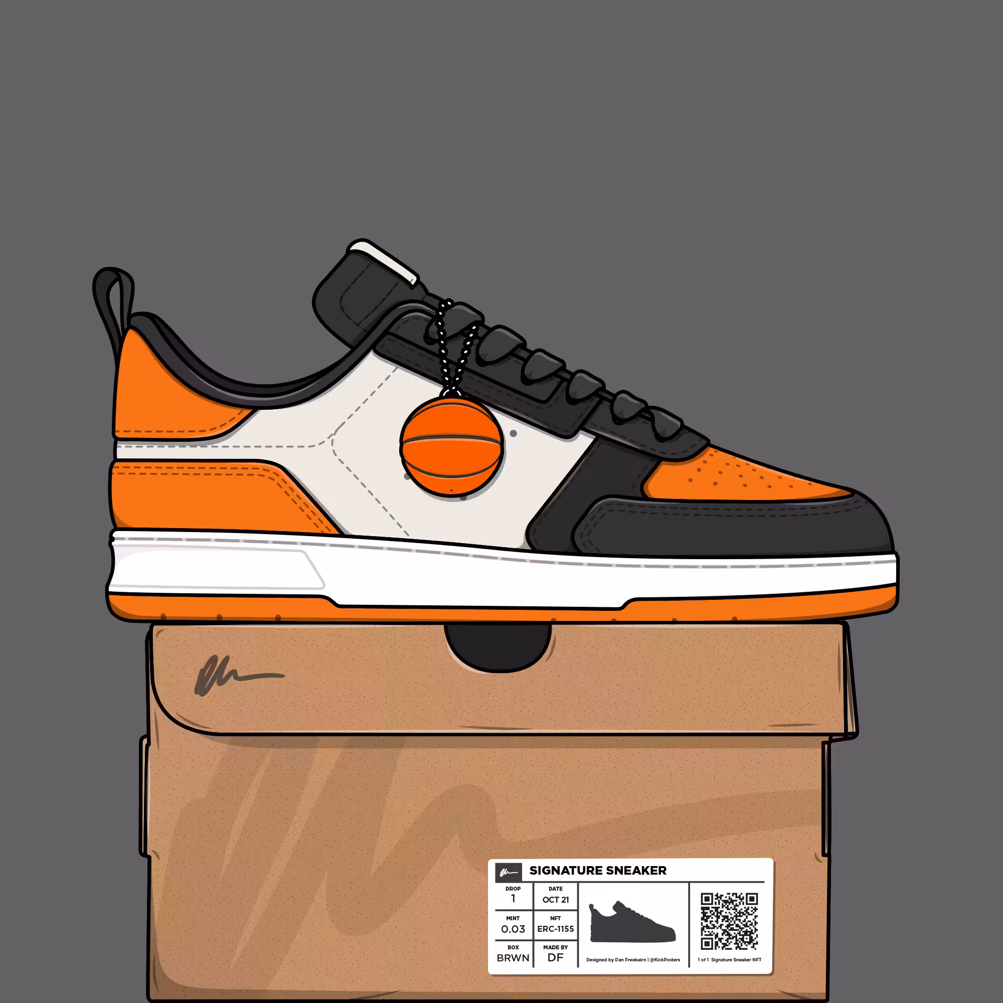Signature Sneaker 'Backboard' - #031