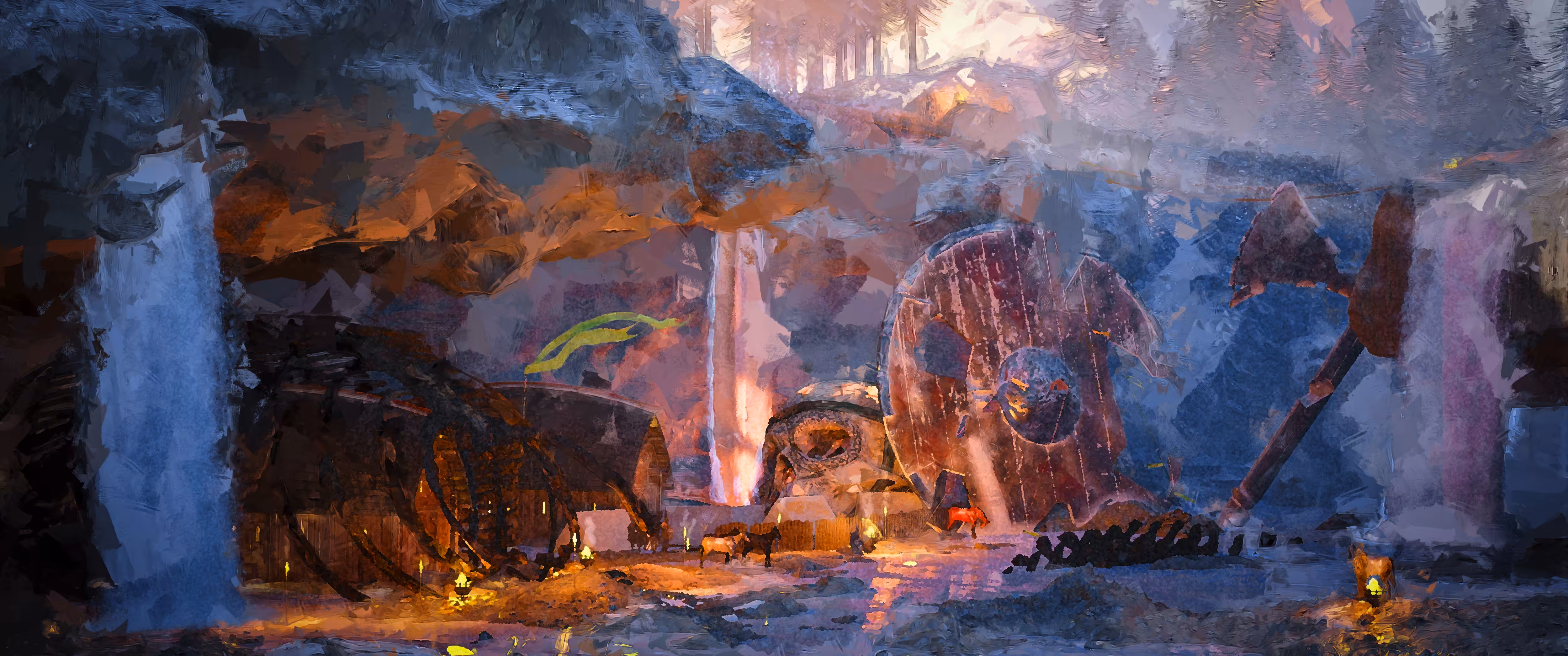 The Camp at Axegrave