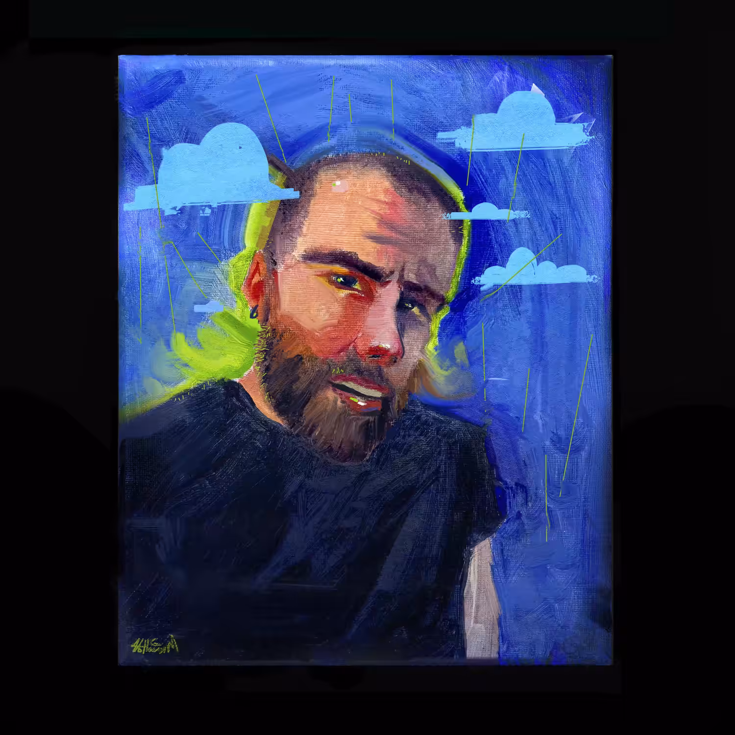Vandalized Portrait 004