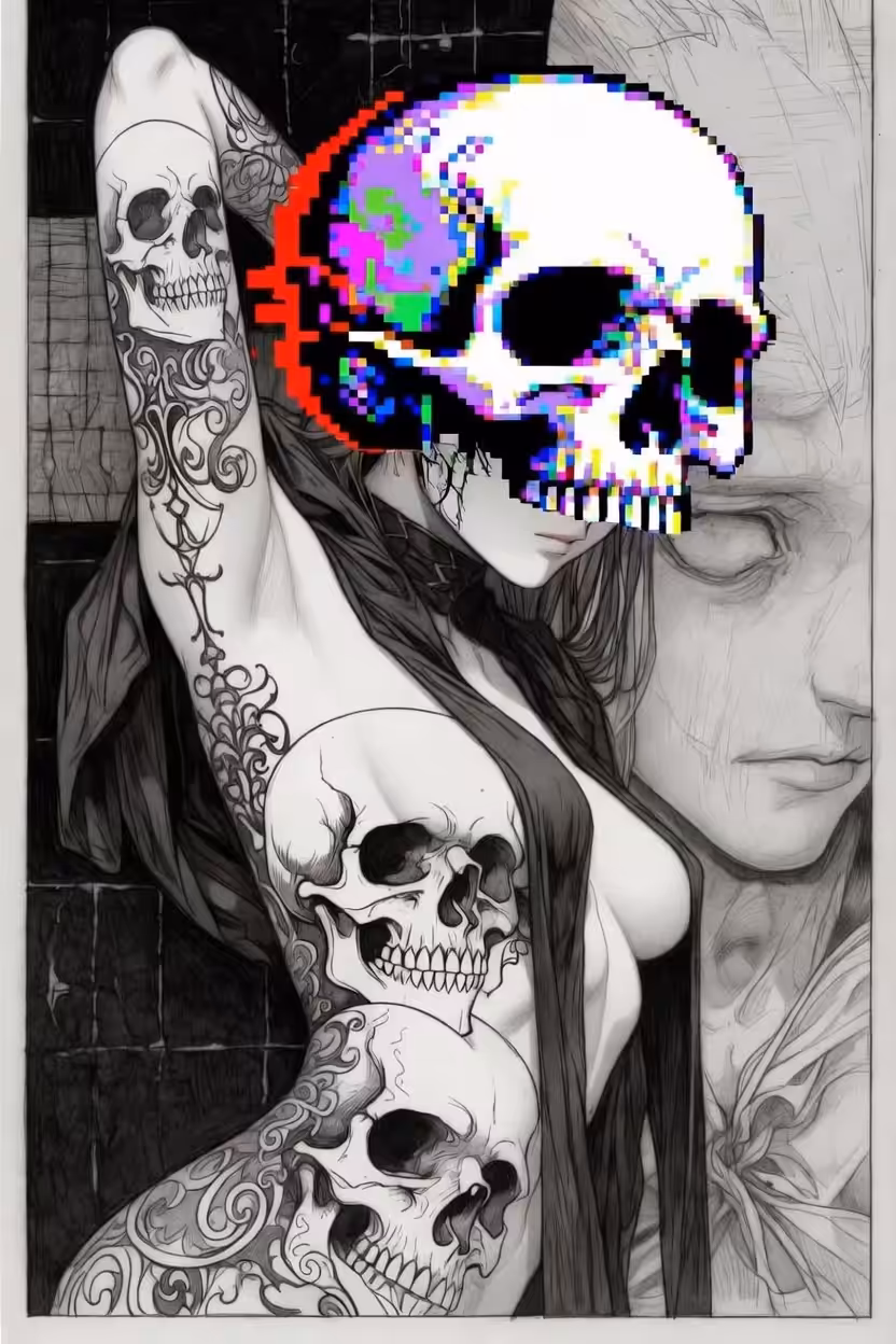 Glitch Memento Mori
