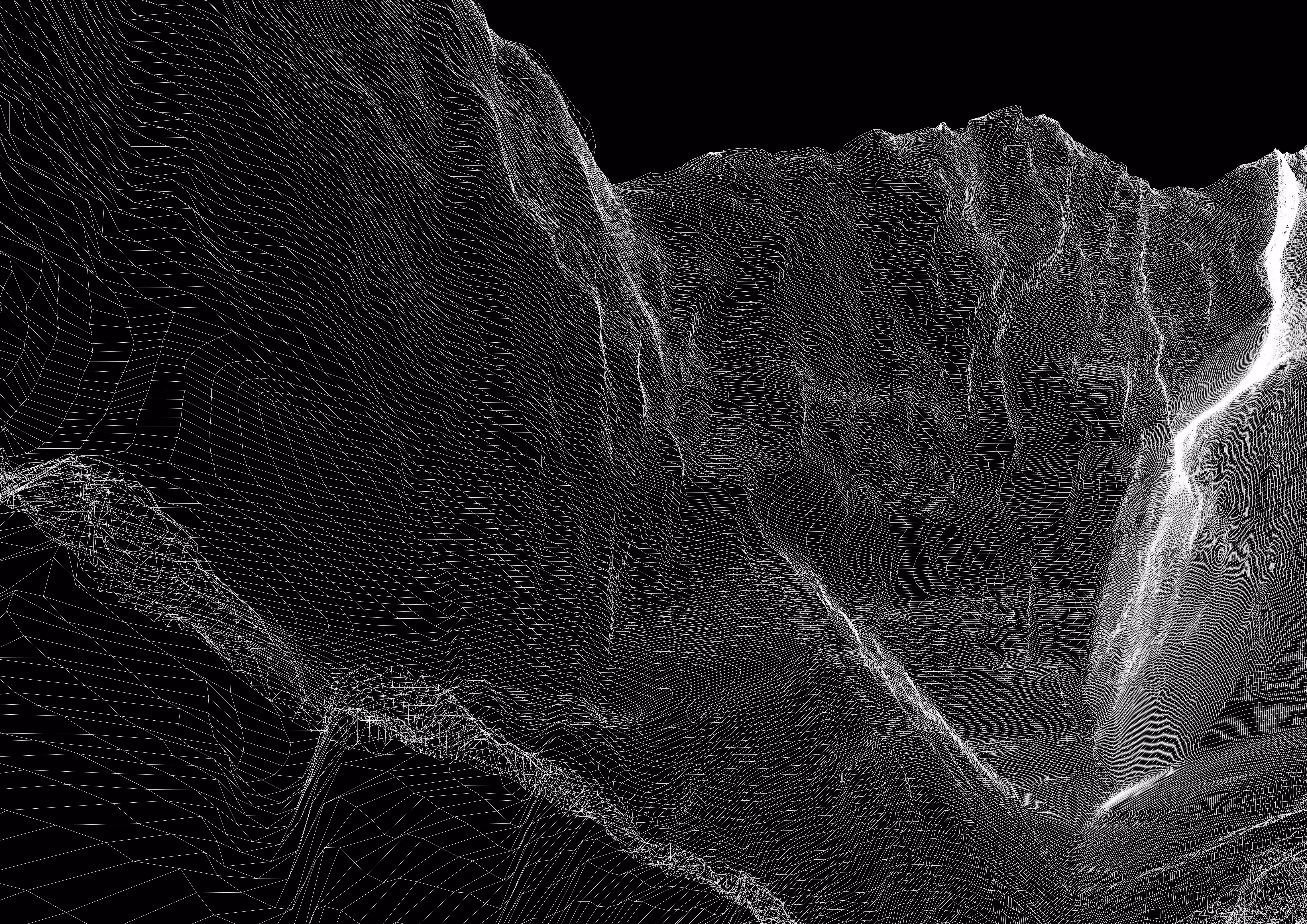 INVERSION LANDSCAPE DIGITAL PAINTING VI