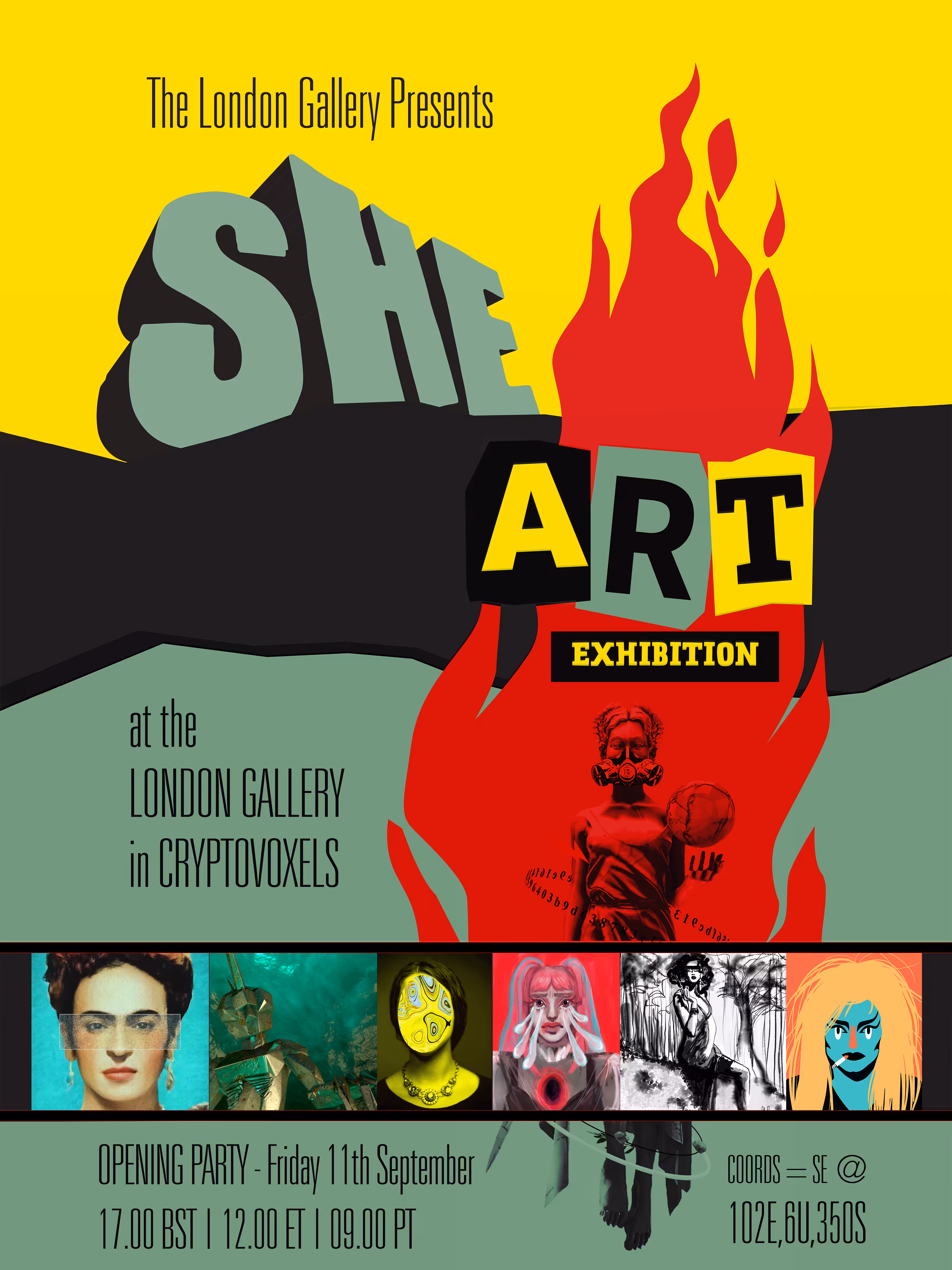 She Art Poster - Medium Print Edition