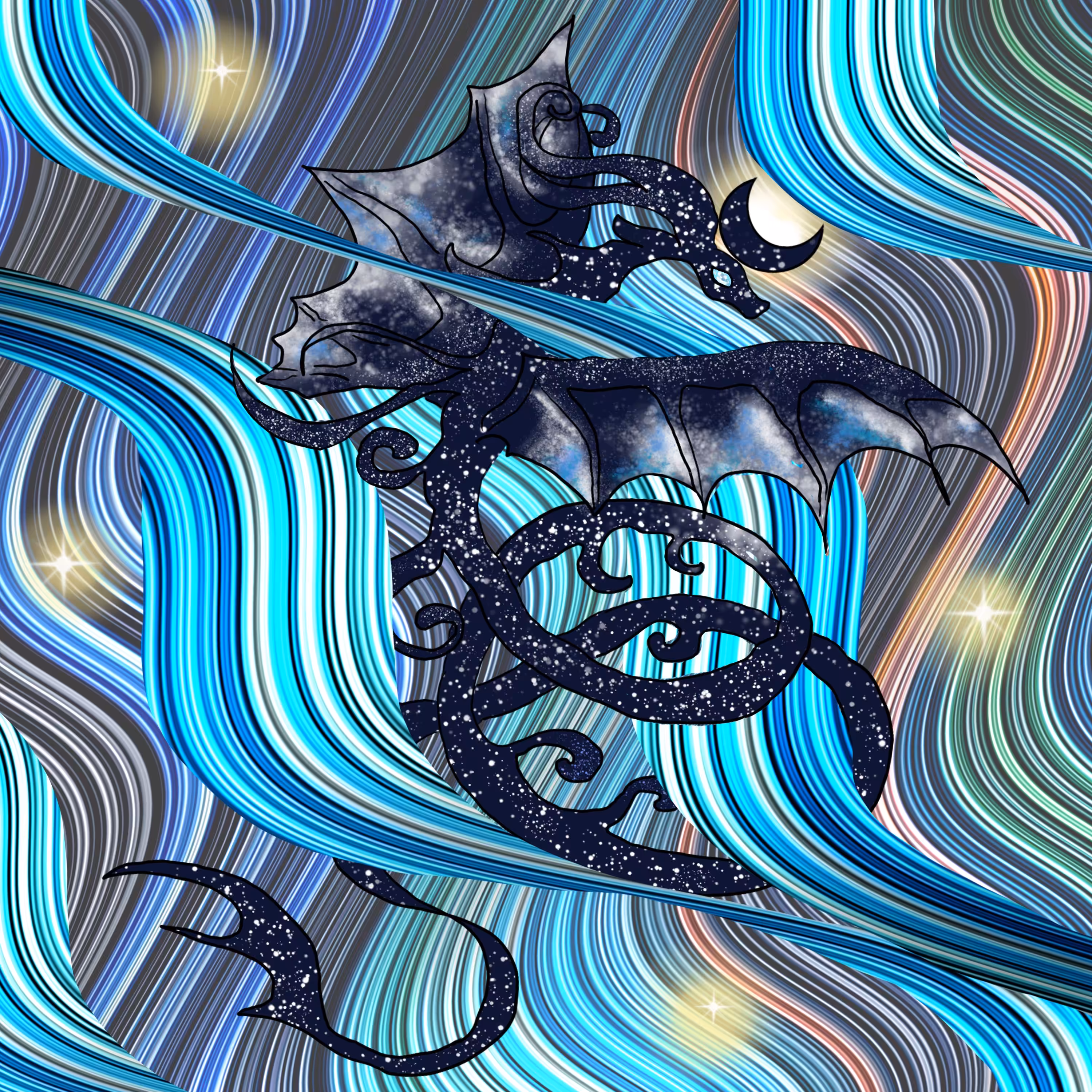 Night dragon 2023 Universal_smile X Let Yourself Go by Mpozzecco