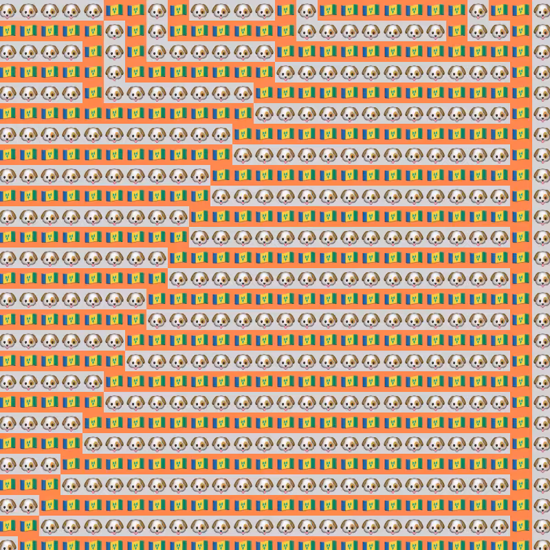 Elementary Cellular Emoji Automata #707