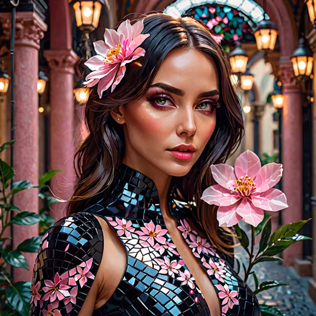 Hybrid Aesthetics: Petals & Mosaic