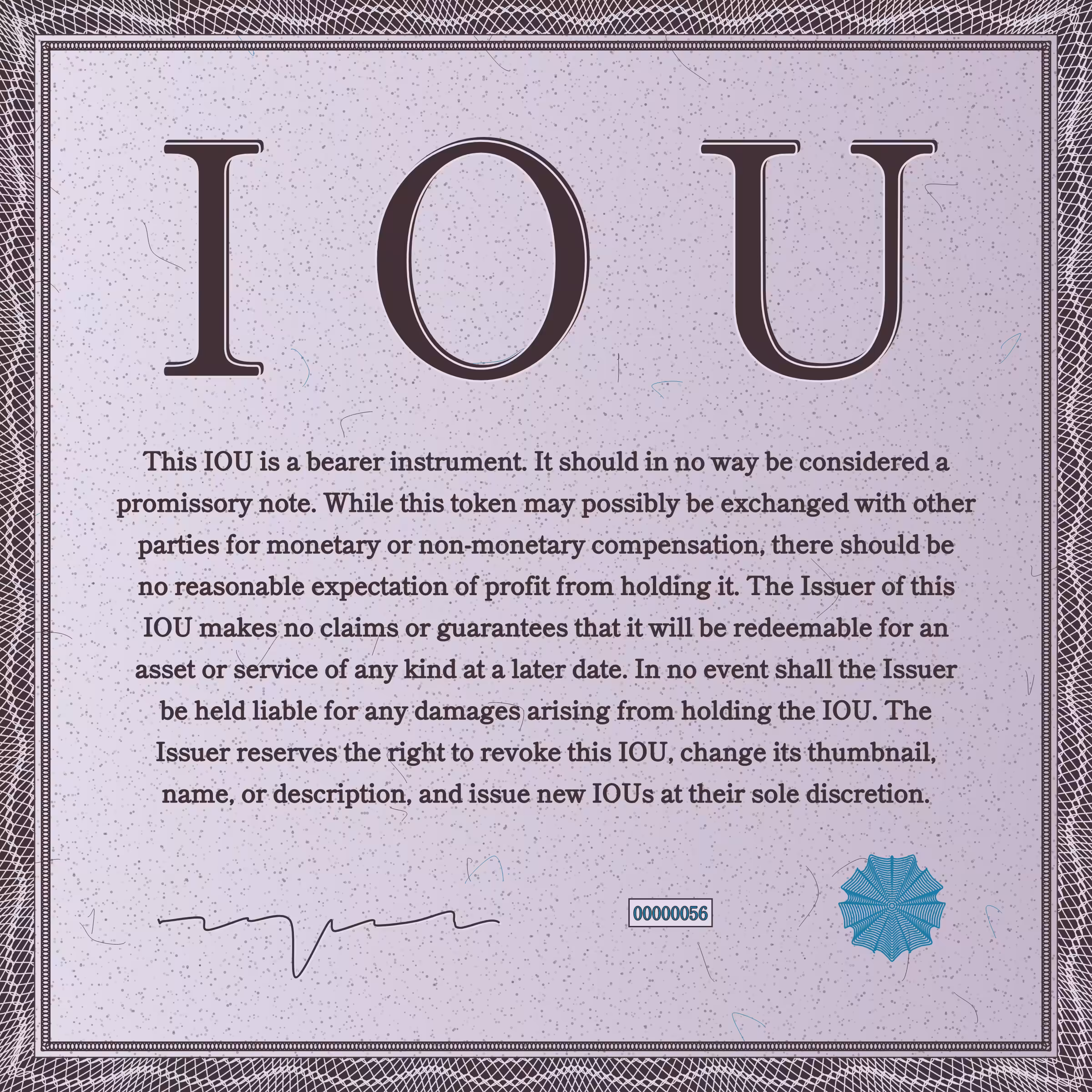 IOU #56