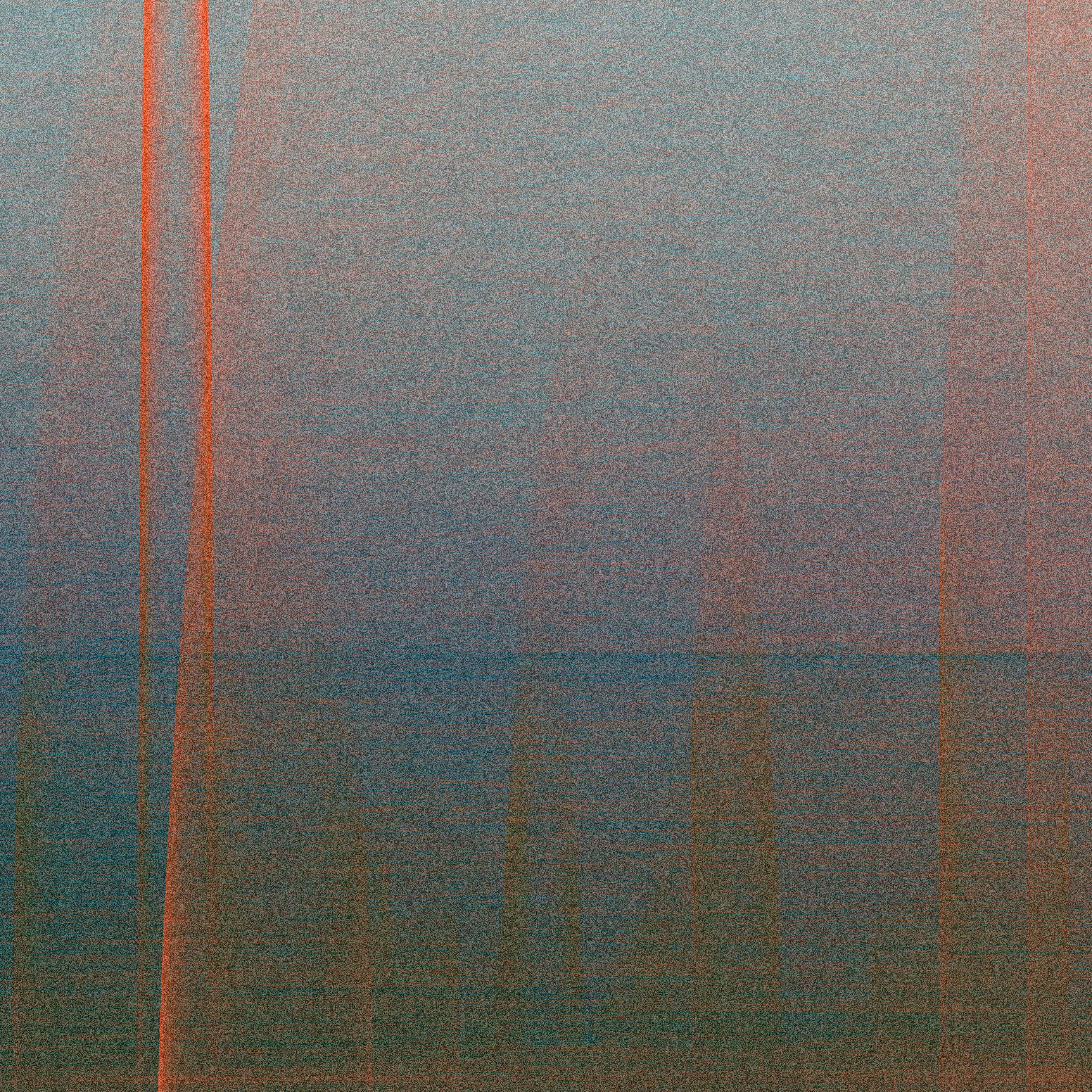 Behind curtains: the sea 