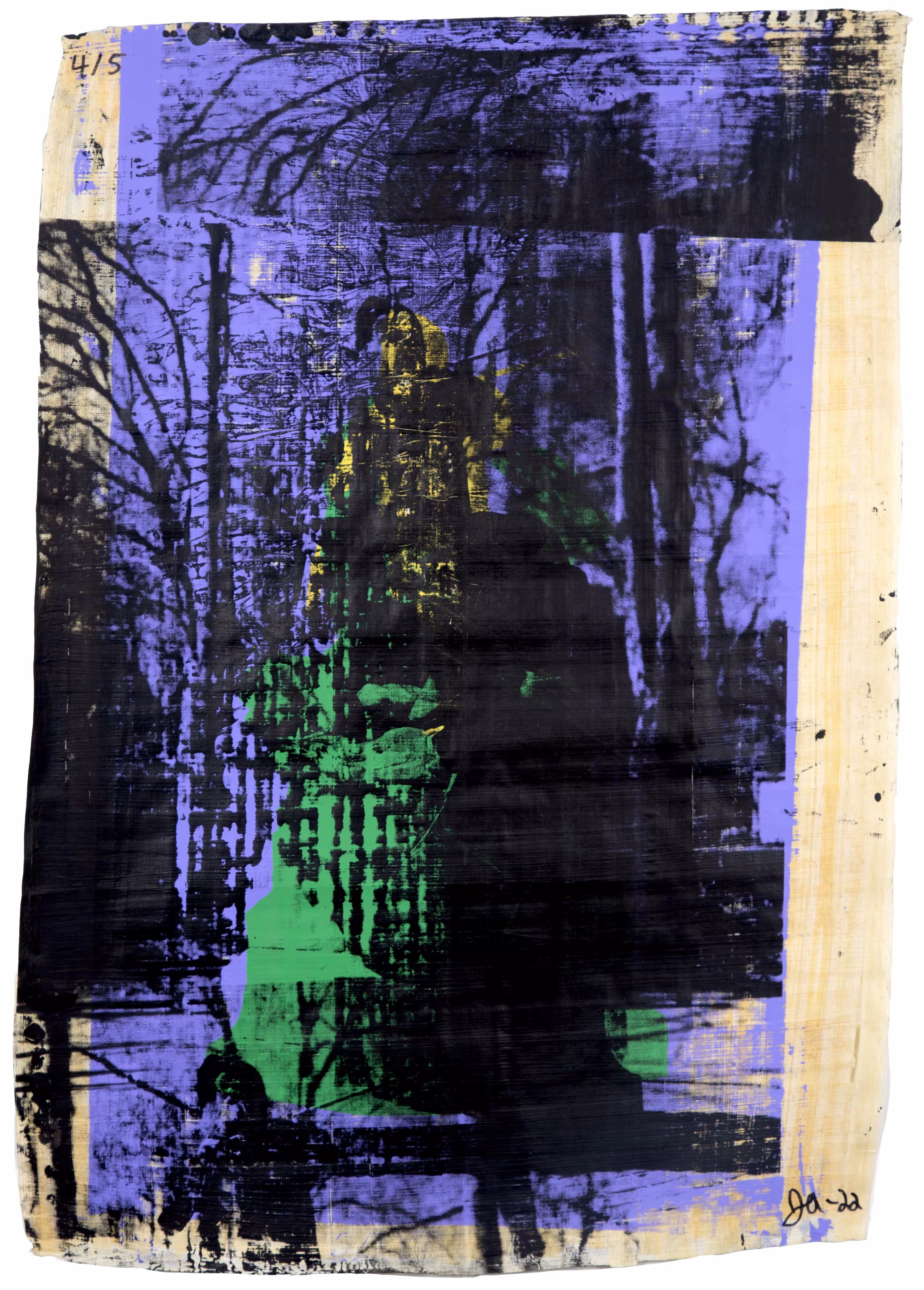 Smoke and Mirrors - Physical Tarot Scrolls: Justin Aversano - The Fool - Physical Tarot Scroll - 4/5