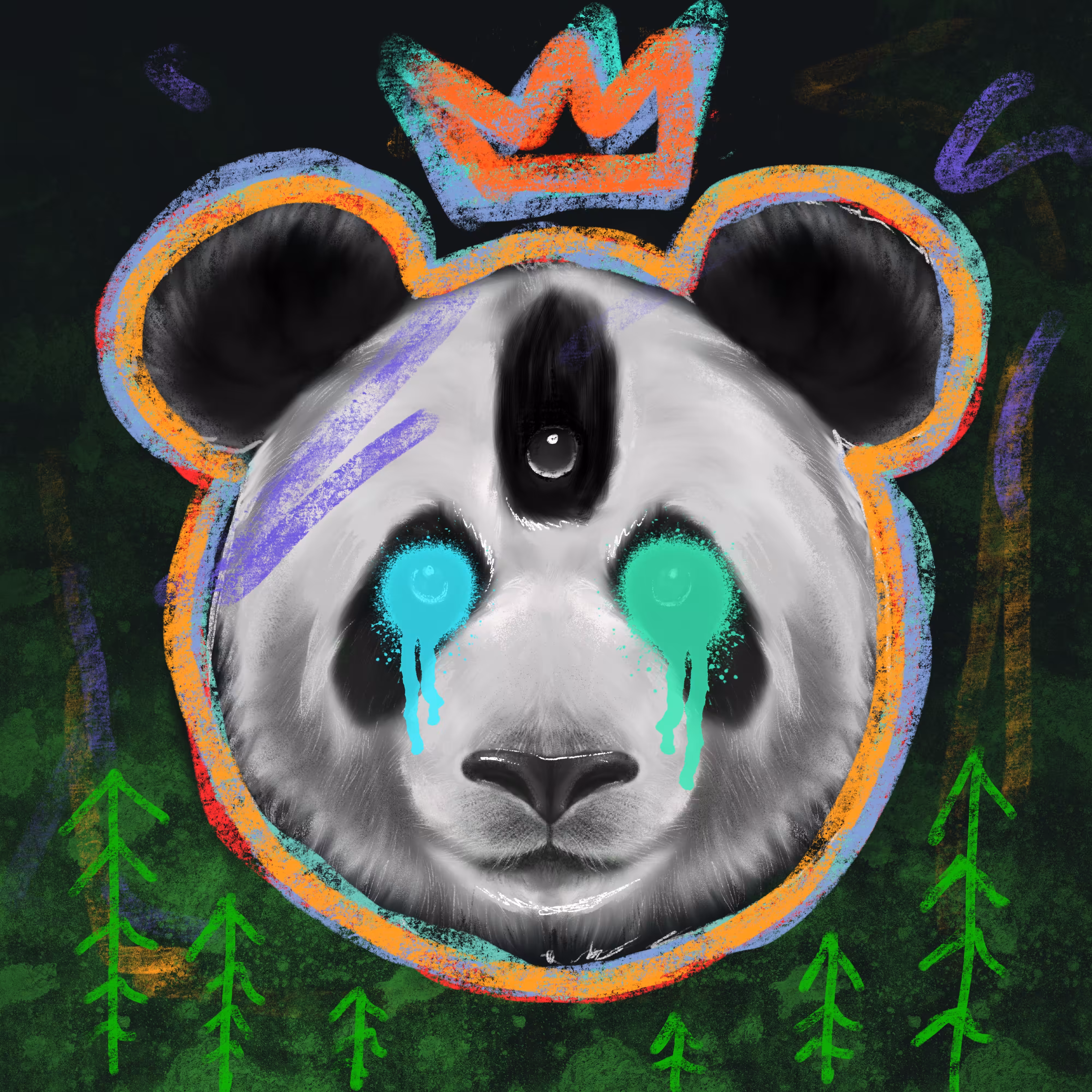 Street Art Panda CP13#14