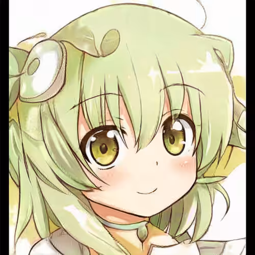 AKIBA girl collection: green hair girl