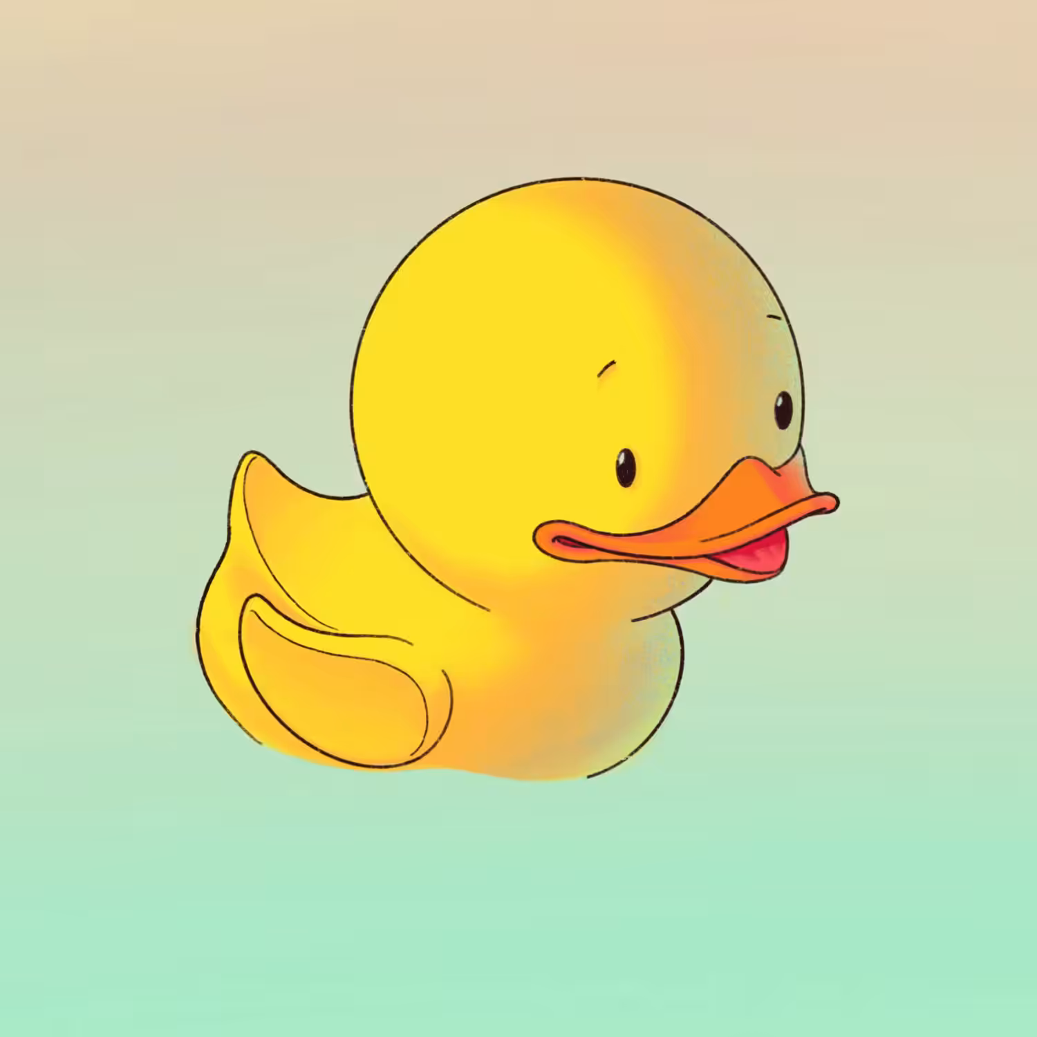 Creepy duck