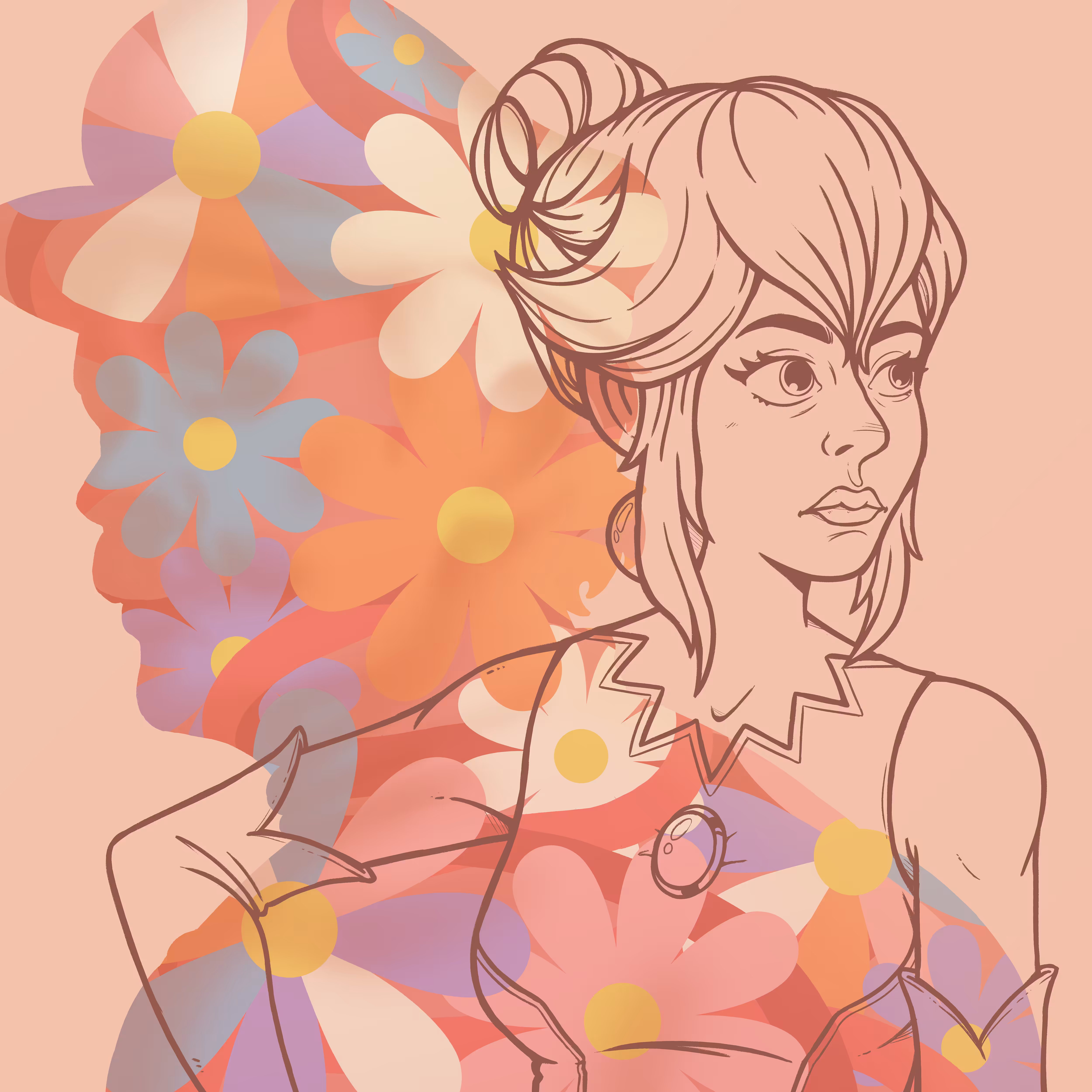 MELLOVVYELLOVV #001 "Sour Peach Candy"