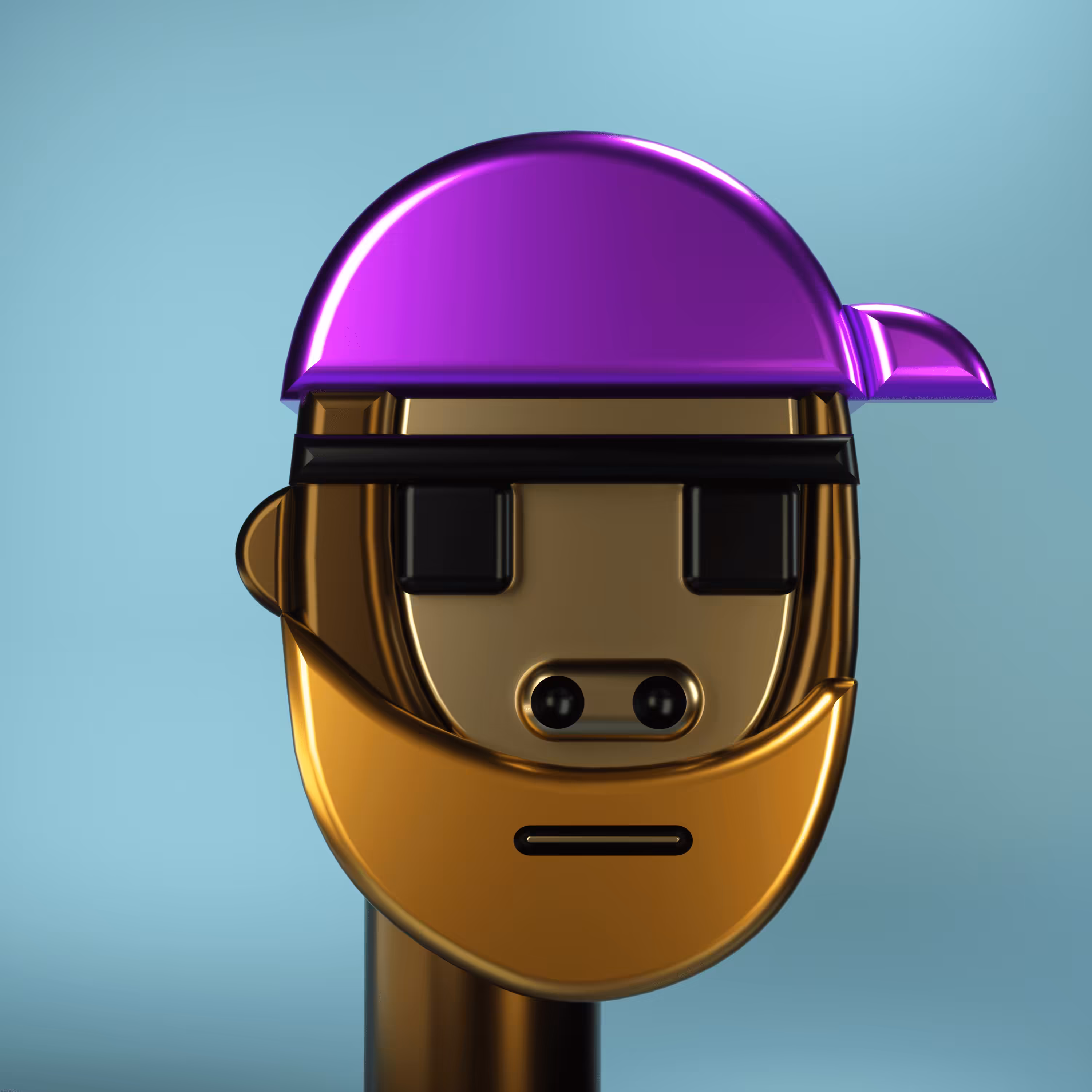 3D Chrome Punk #1021