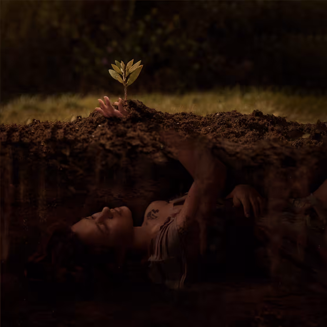 Underneath