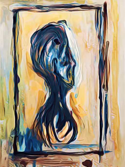 Painting for Alberto Giacometti