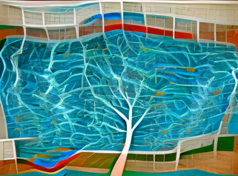 Abraham's First Works: David Hockney paints a swimming pool