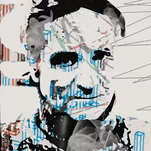 THE GENERATIVE PORTRAIT COLLECTION OF ROBERT MALLARY: Generative Portrait of Robert Mallary #843