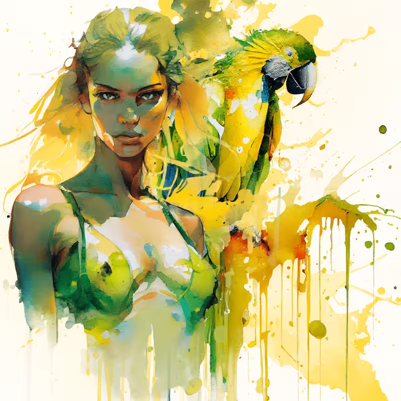 Artemis and Parrot #7