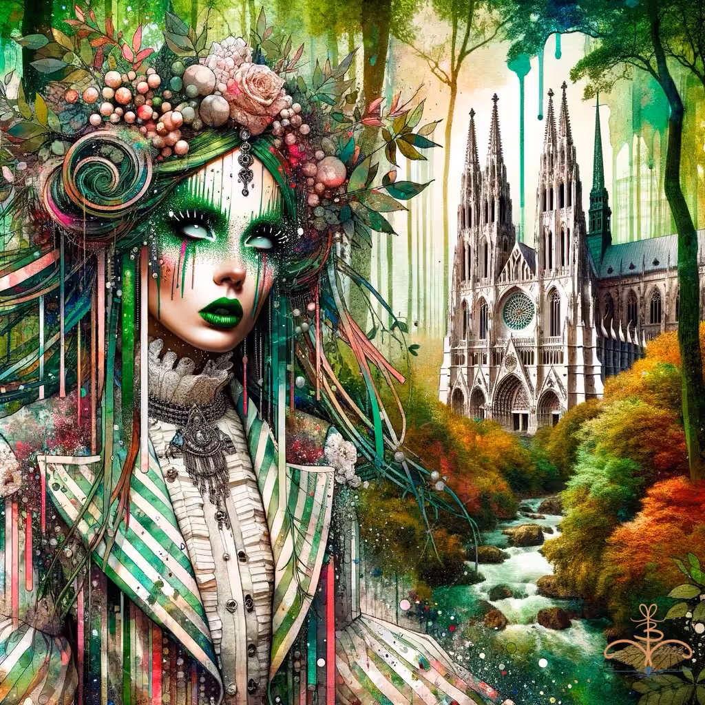 Sacred Serenity: Forested Cathedral