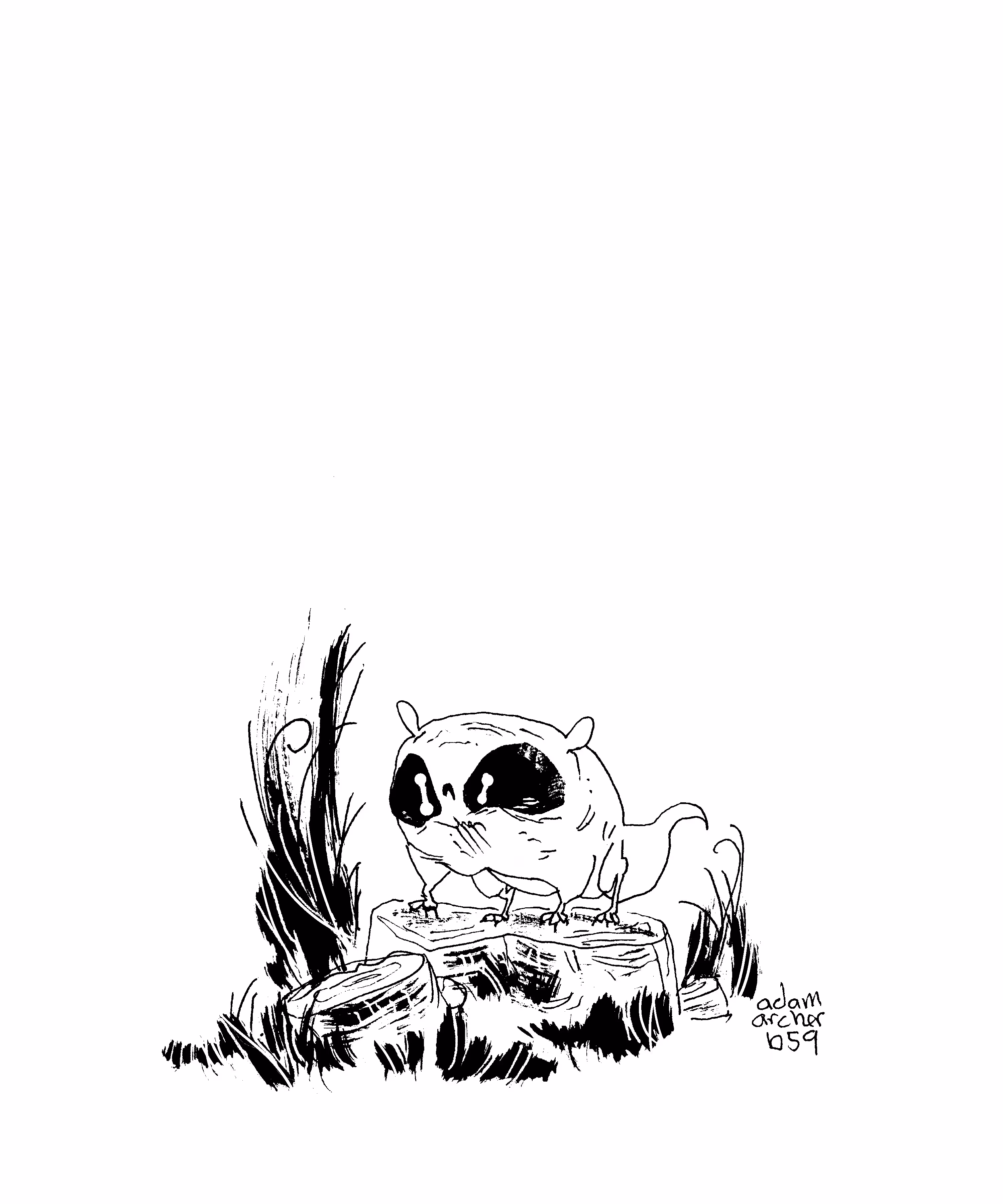 adam archer's doodles: black series 059