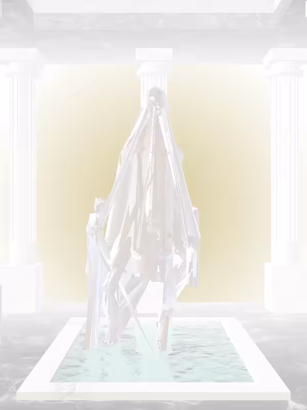 The Victorious Luminescent Beige Woman #6584