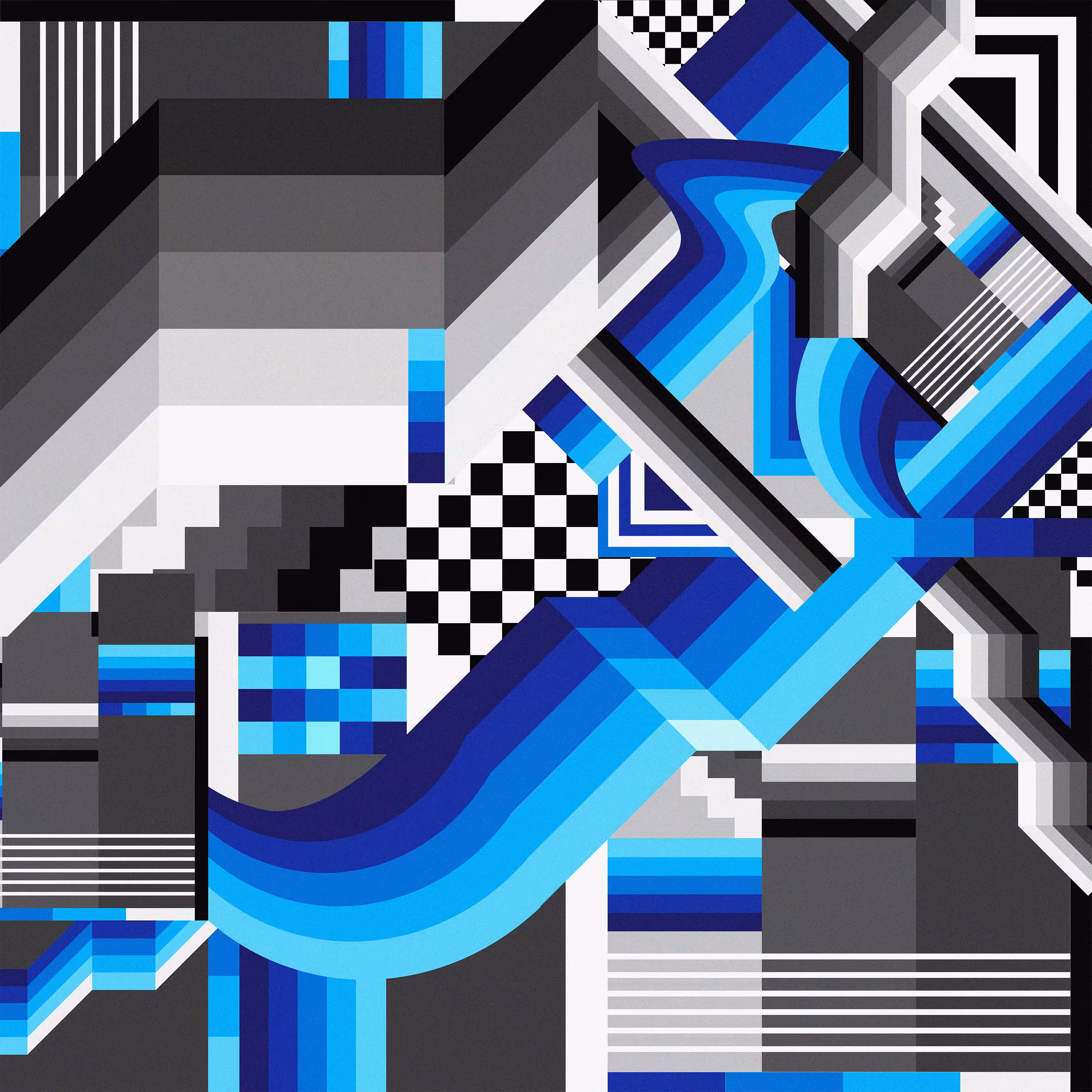 Lines Of Blue (AR)