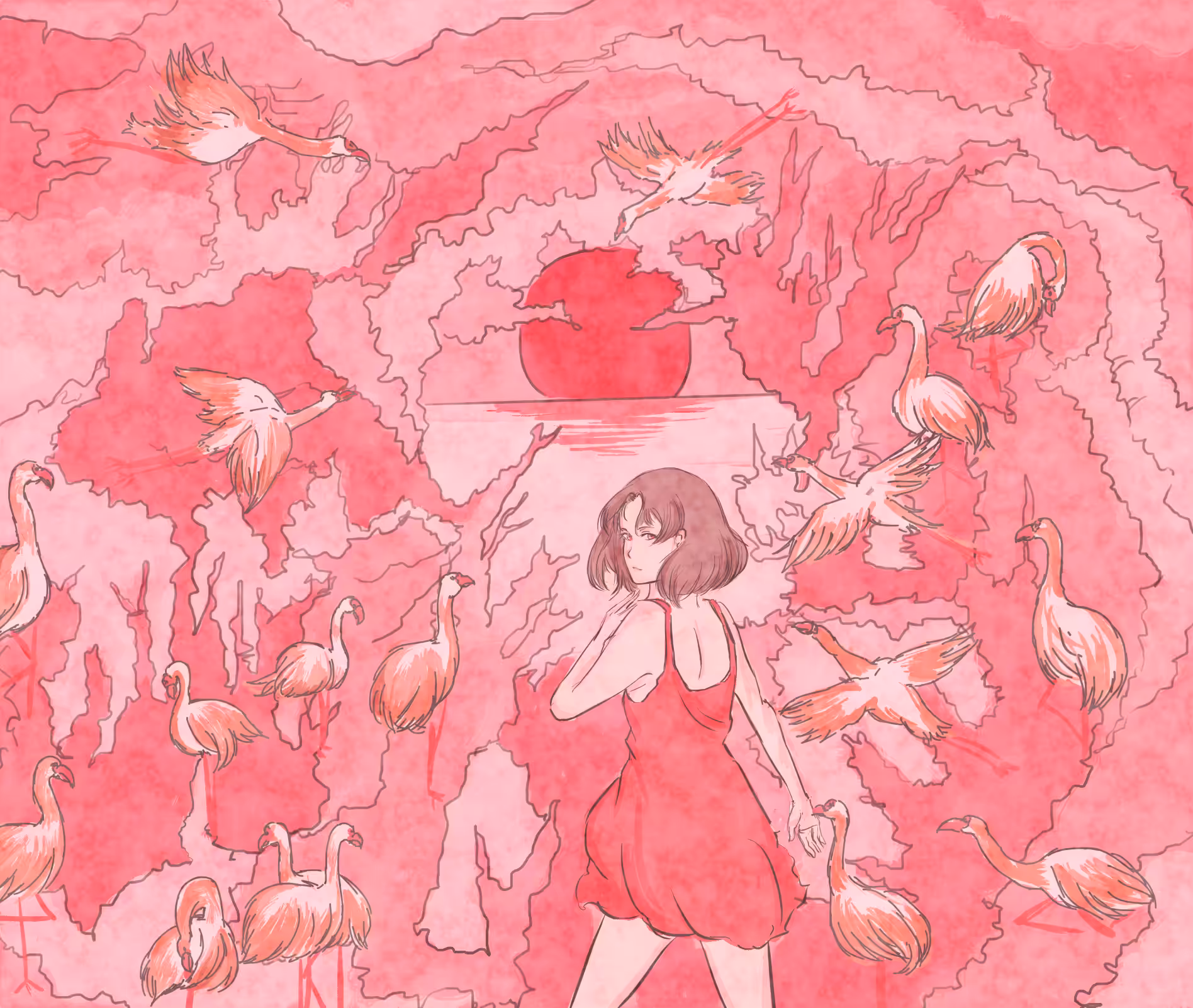Flamingos