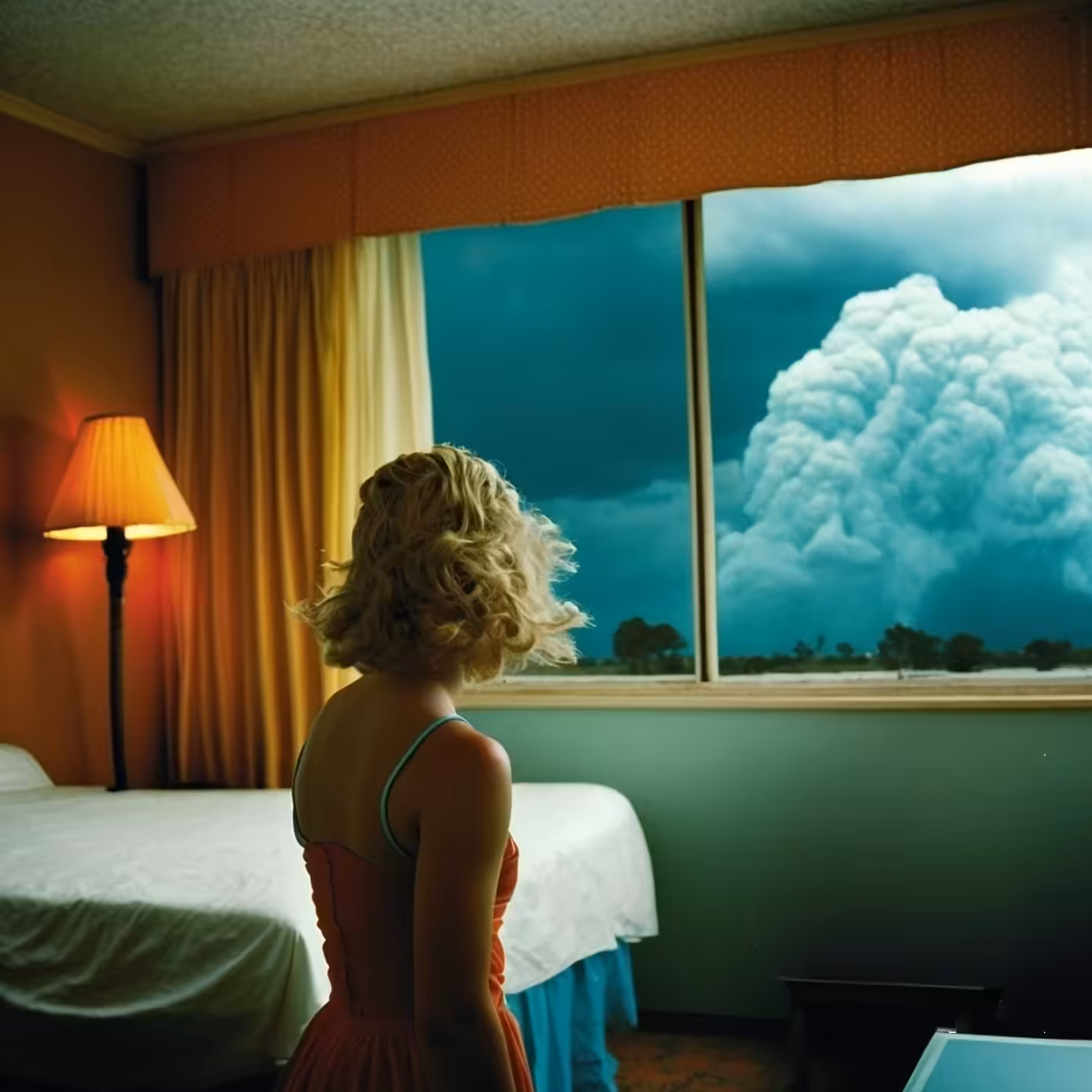 Sally and the storm, room 801