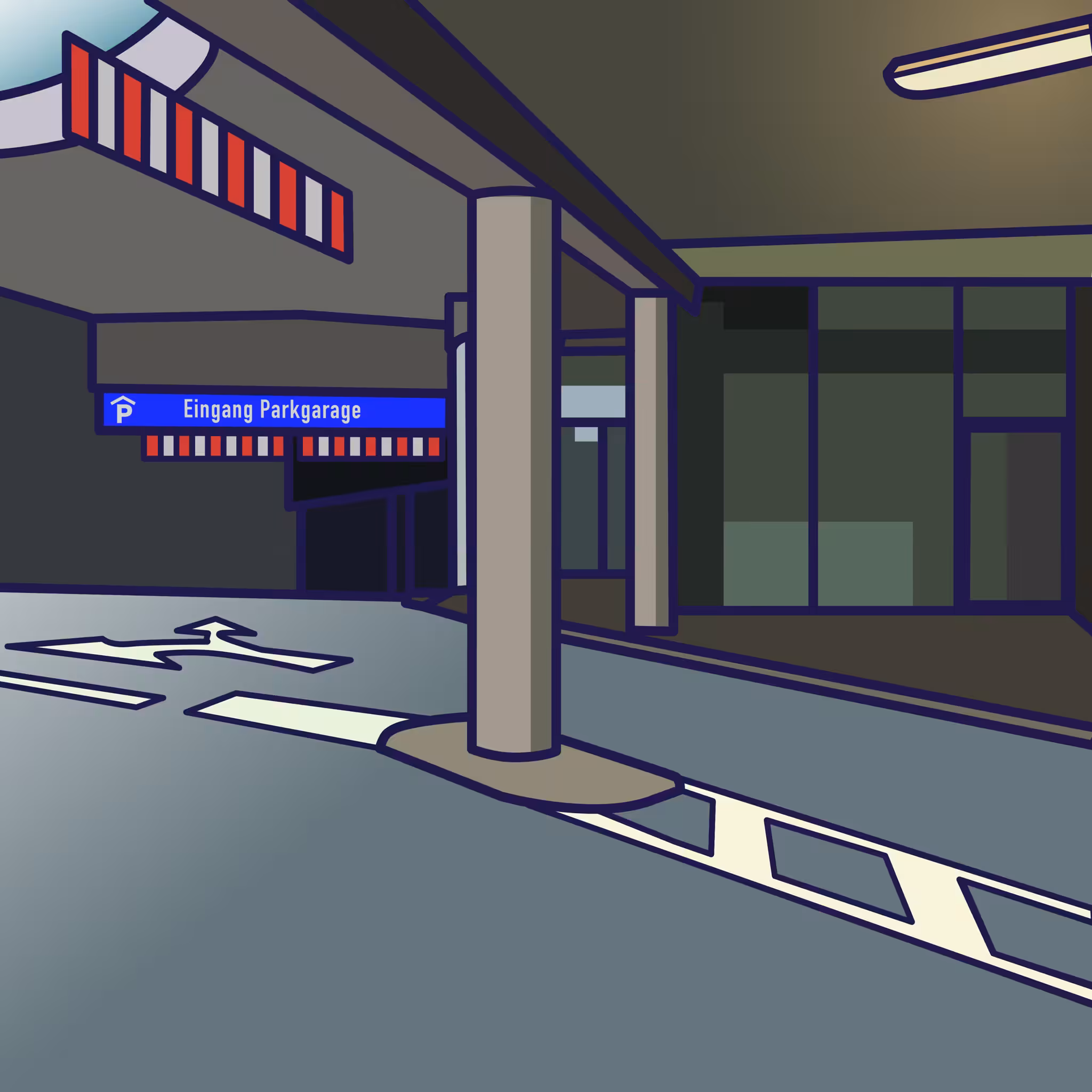 Corners - Eingang Parkgarage (Austria)