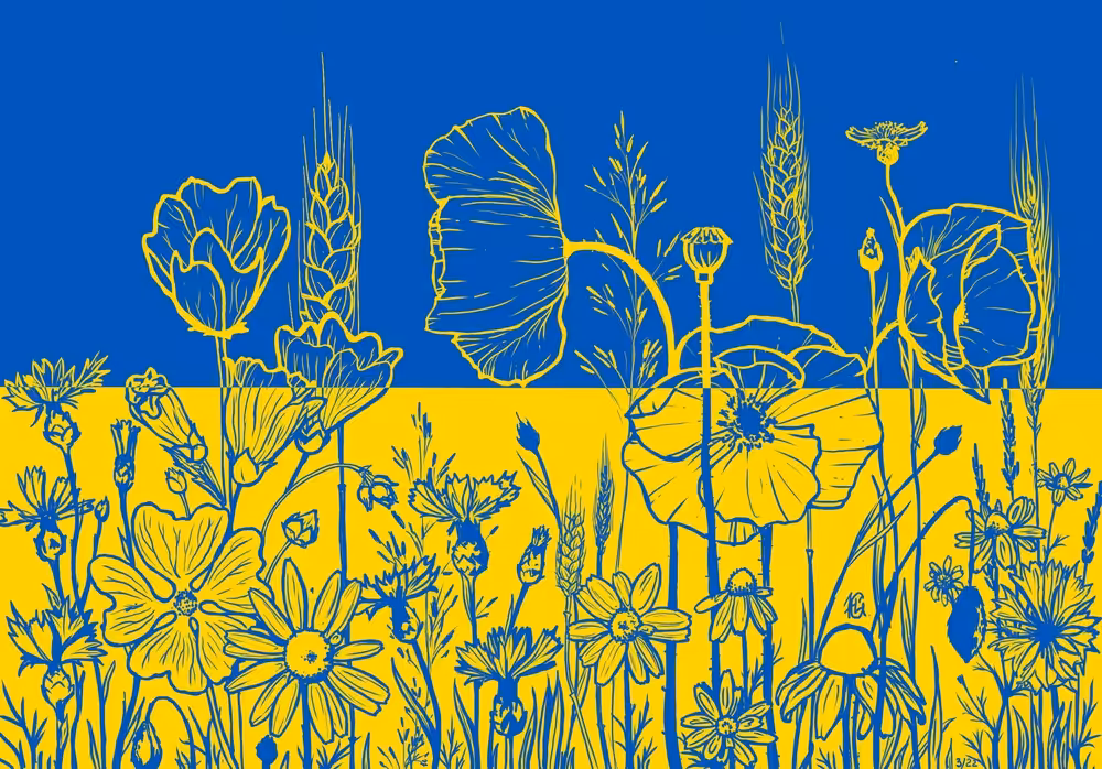 Flowers for Ukraine by Natalie Stern