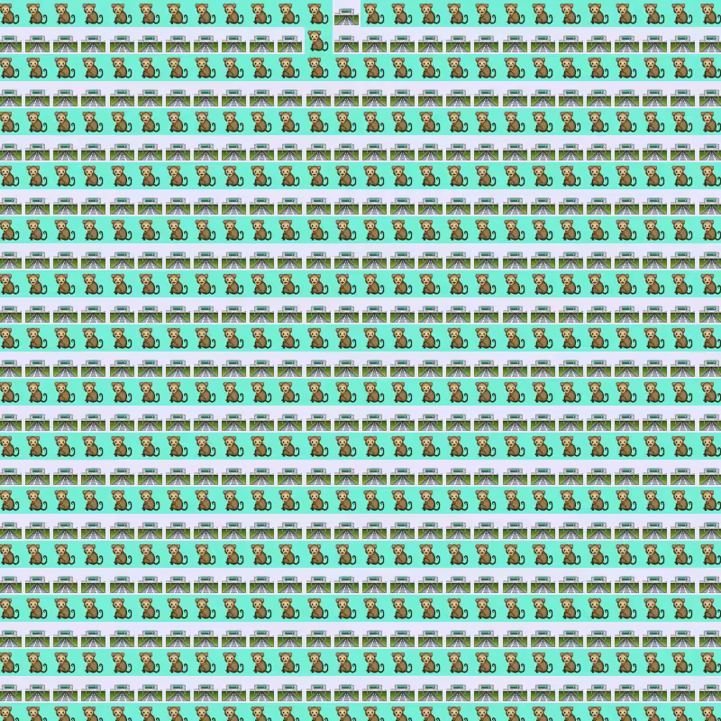 Elementary Cellular Emoji Automata #433