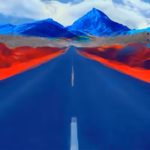 Generated Glitch Landscapes: Generated Glitch Landscape #47