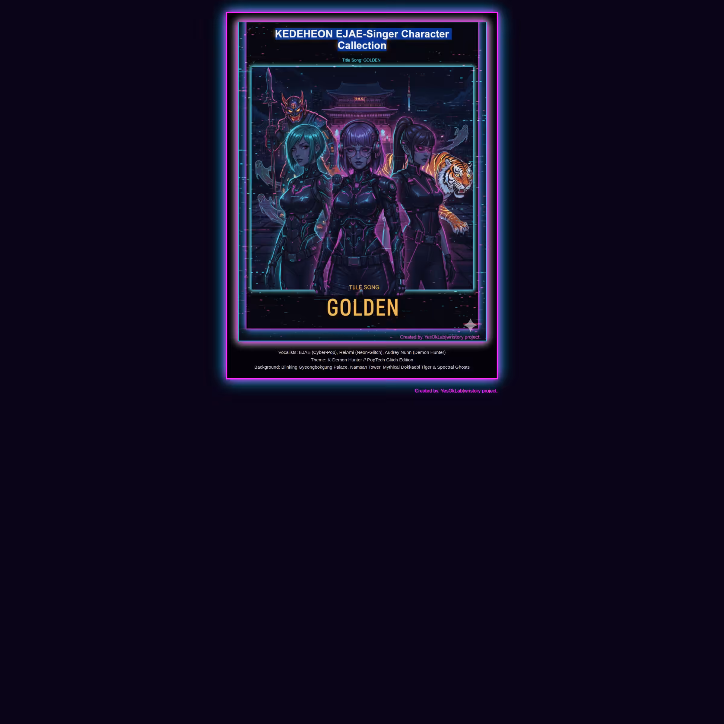 KEDEHEON GOLDEN // PopTech Glitch Edition