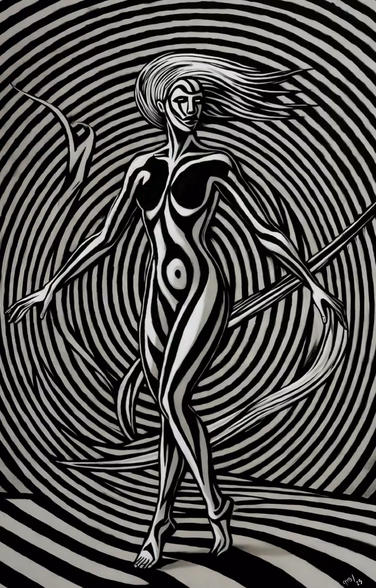 Black and White