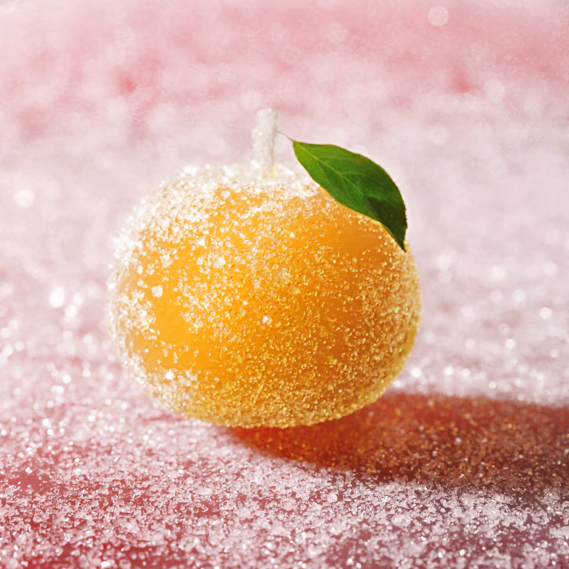 Shiny orange apple