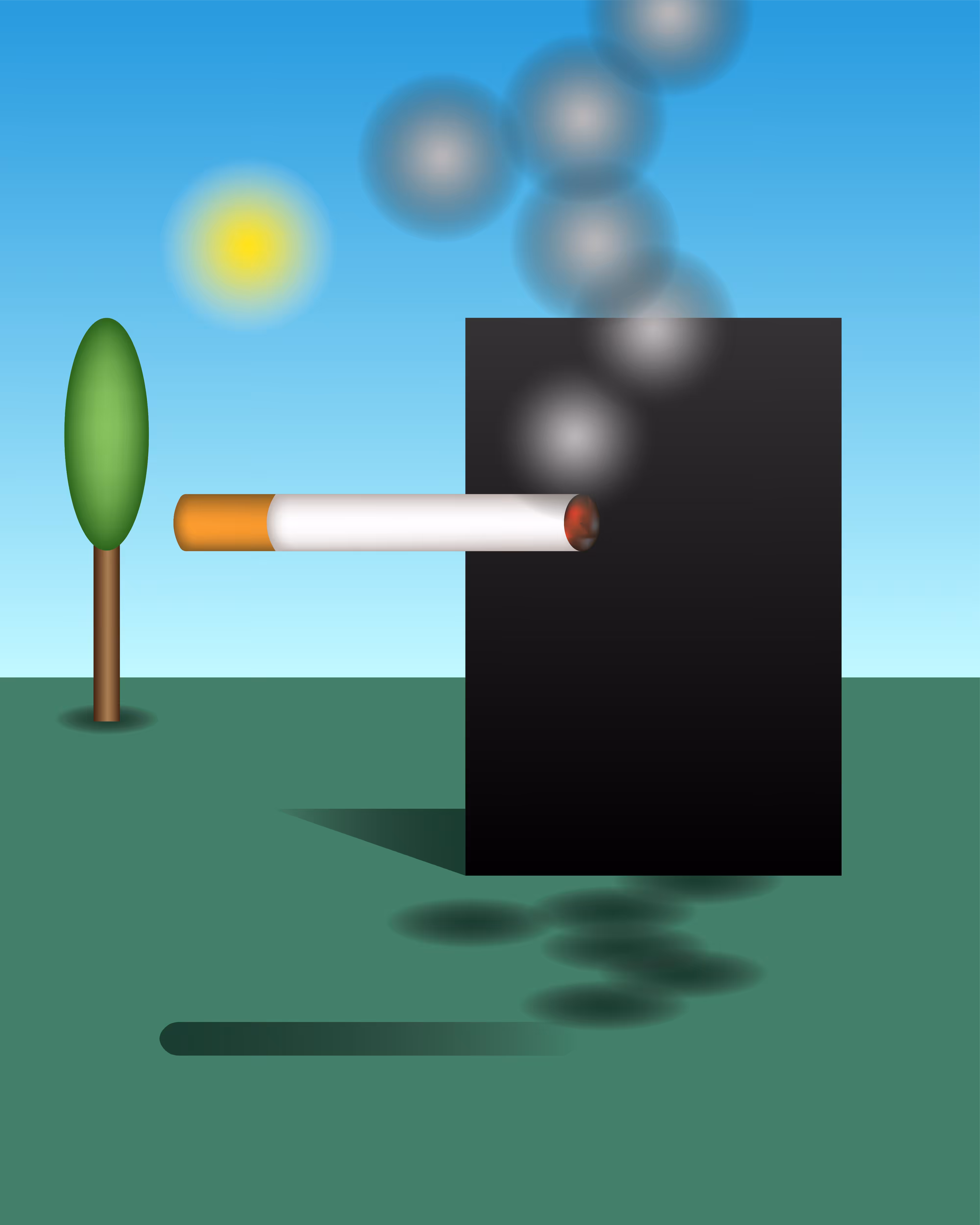 Black door