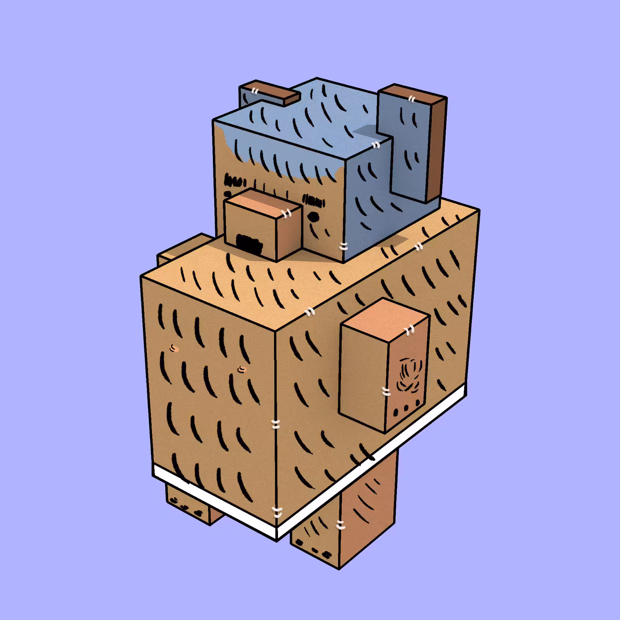 BOX01: NAKED OLD BEAR