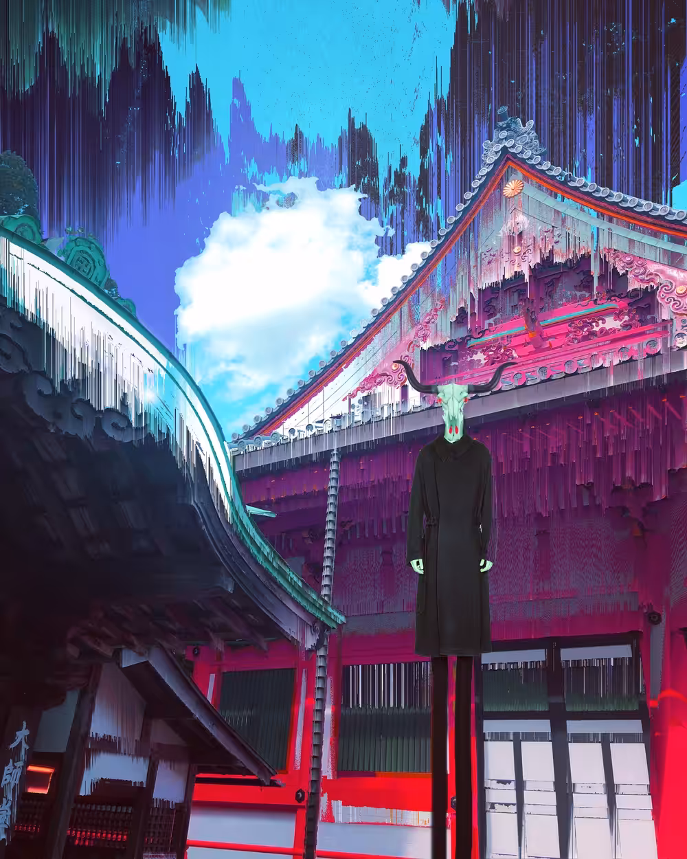 Temple dusk