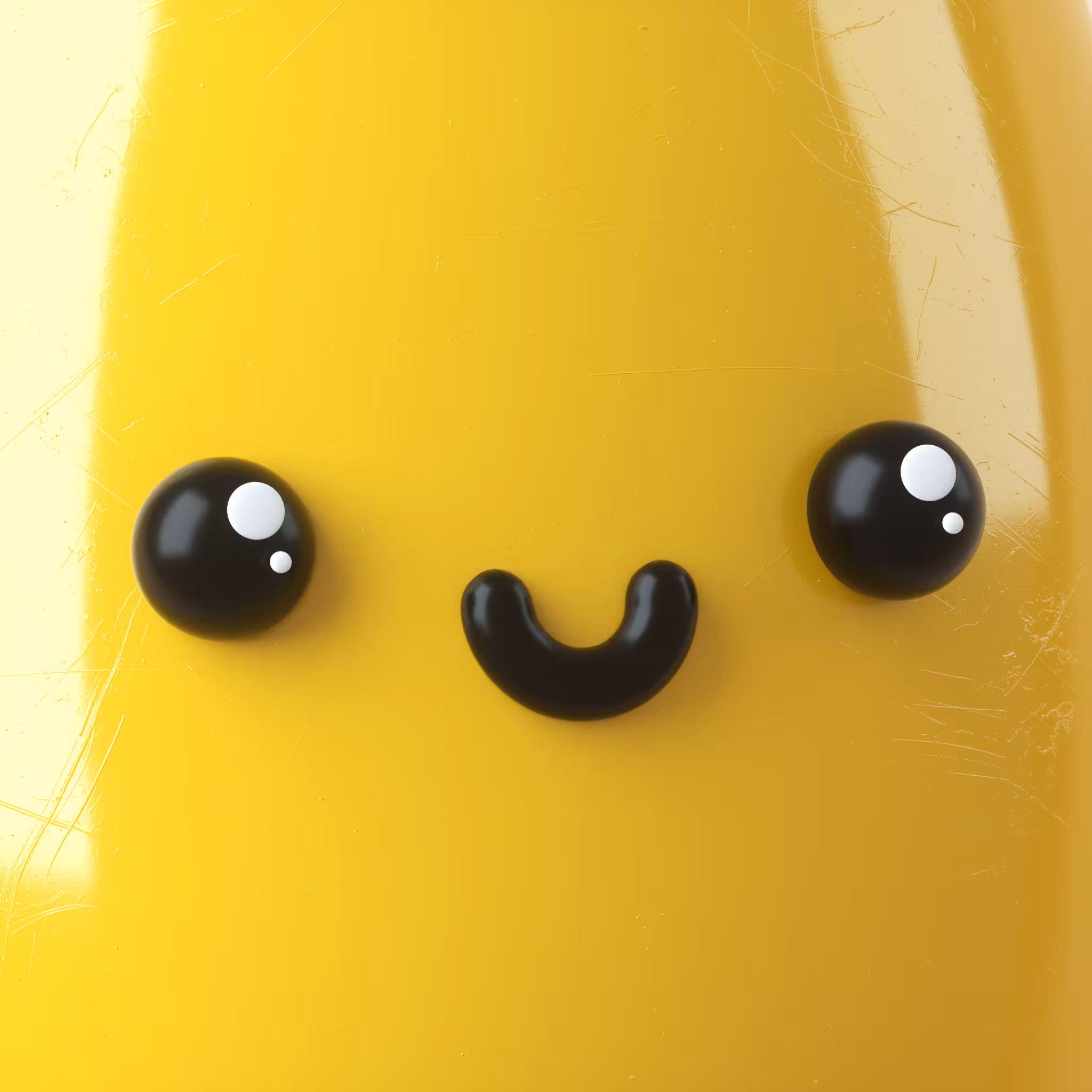 All Time Vibes: Plastic Yellow Puppy Happy