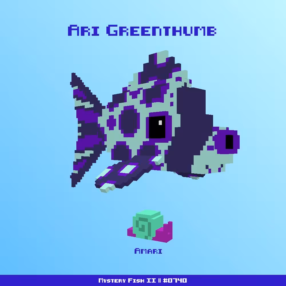 Ari Greenthumb :: Mystery Fish 0740/1000