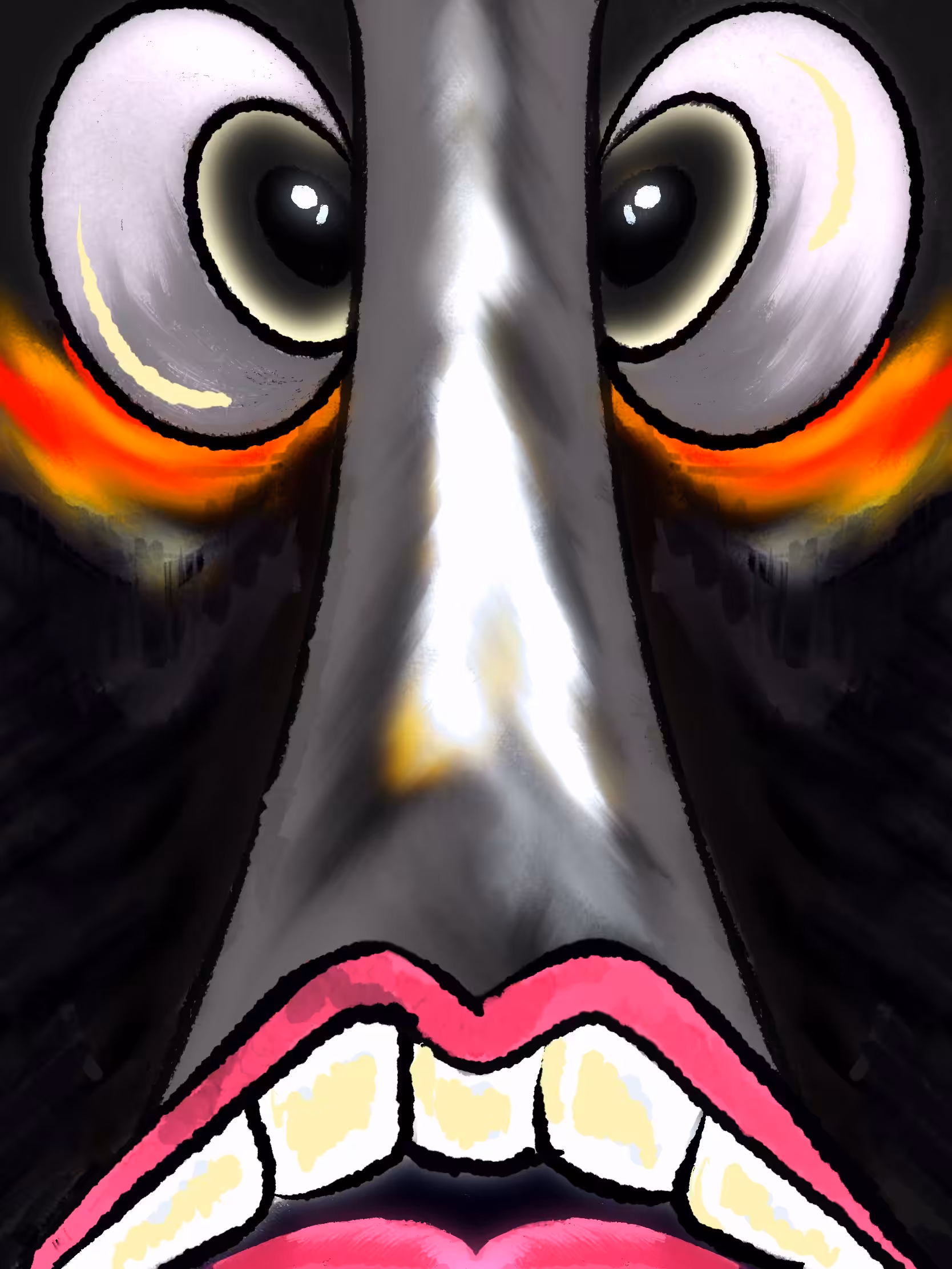 Scared Chimp